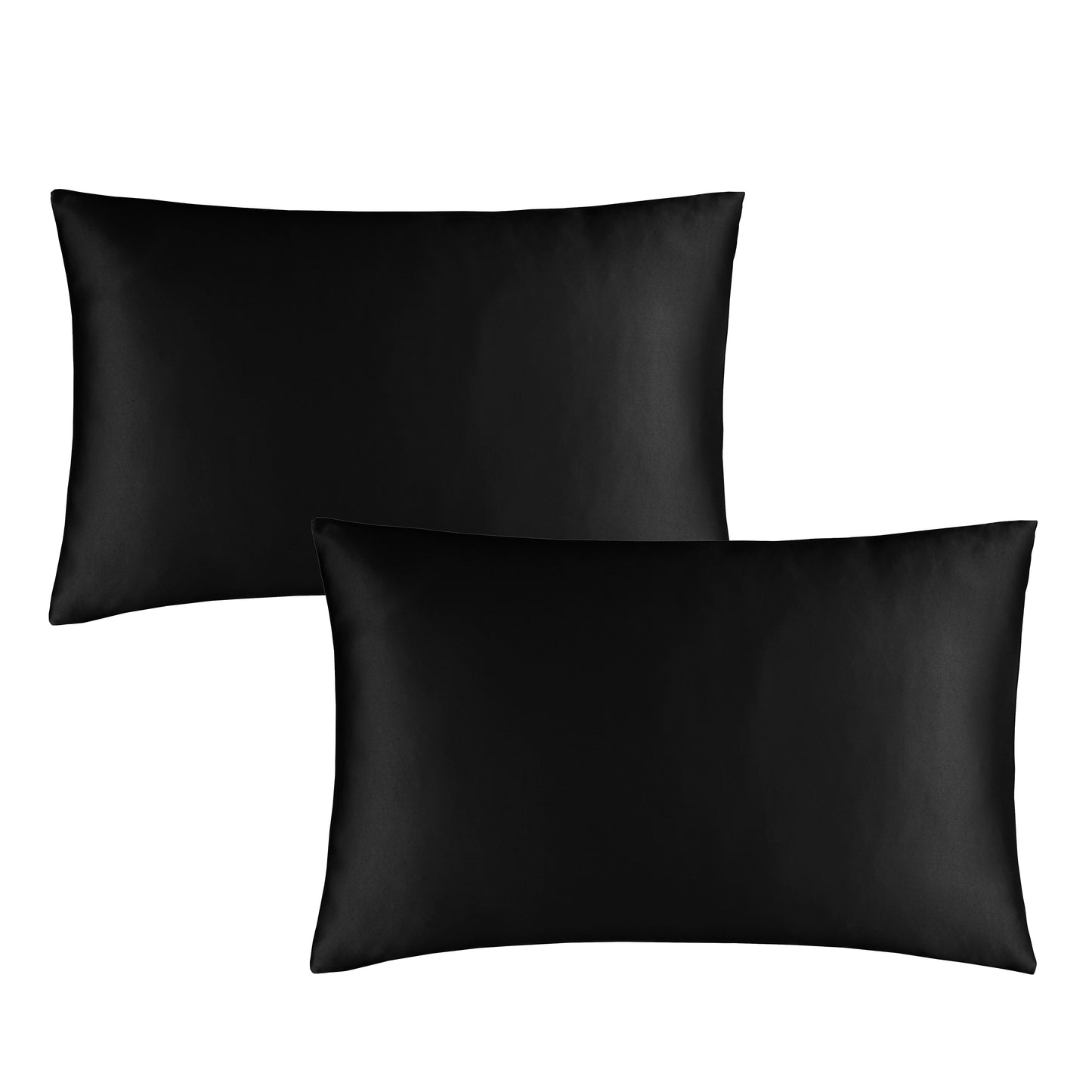Catherine Lansfield Silky Soft Satin Fitted Sheet - Black
