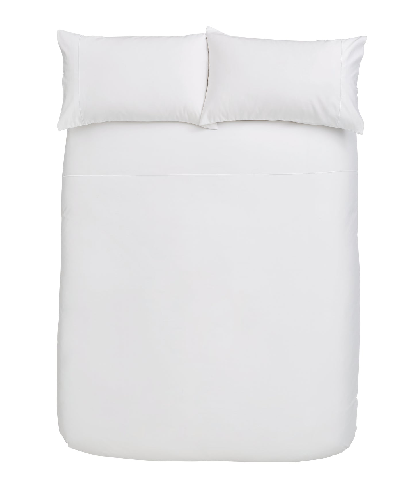 Bianca Luxury 800TC Cotton Sateen Duvet Cover Set - White