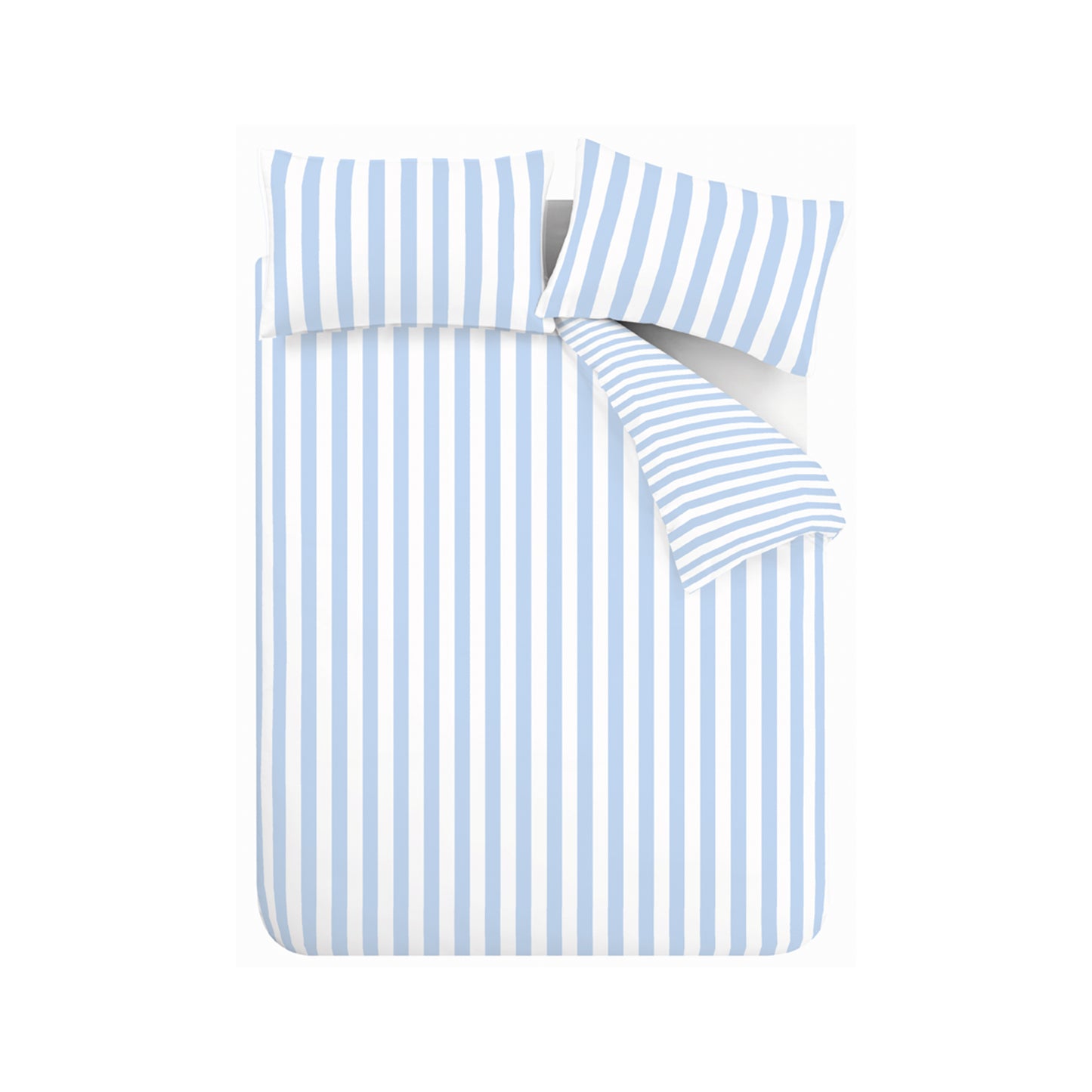 Sassy B Stripe Tease Duvet Cover Set - Blue
