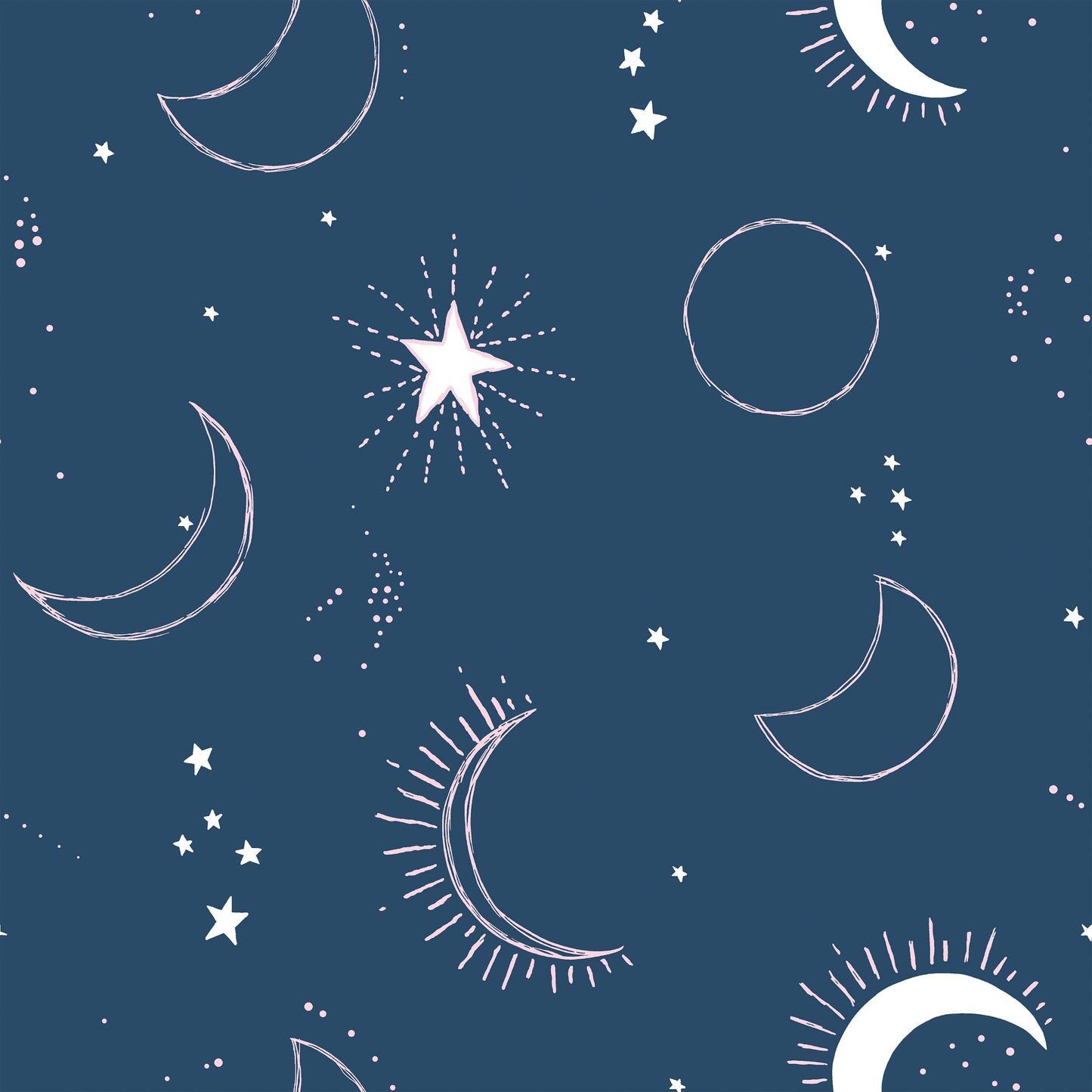 Sassy B Cosmic Babe Wallpaper - Navy