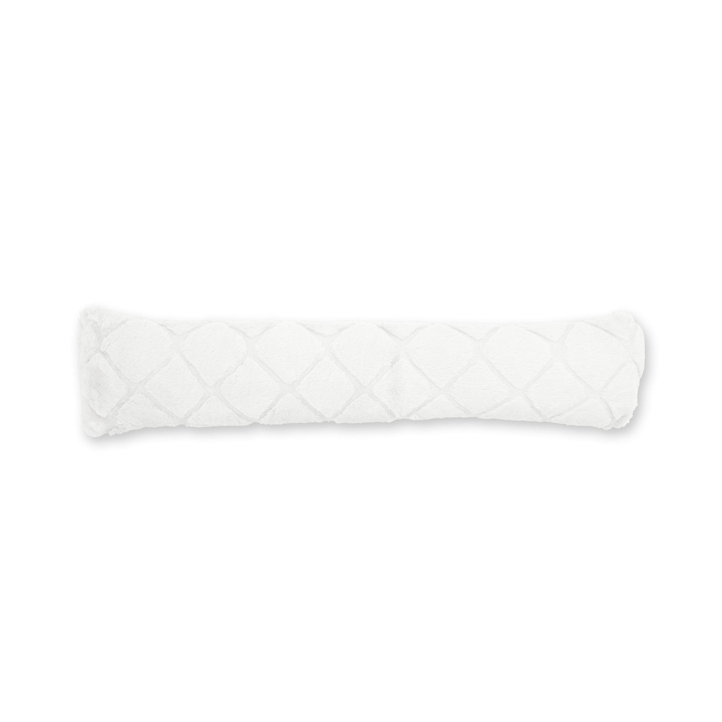 Catherine Lansfield Cosy Diamond Draught Excluder - White
