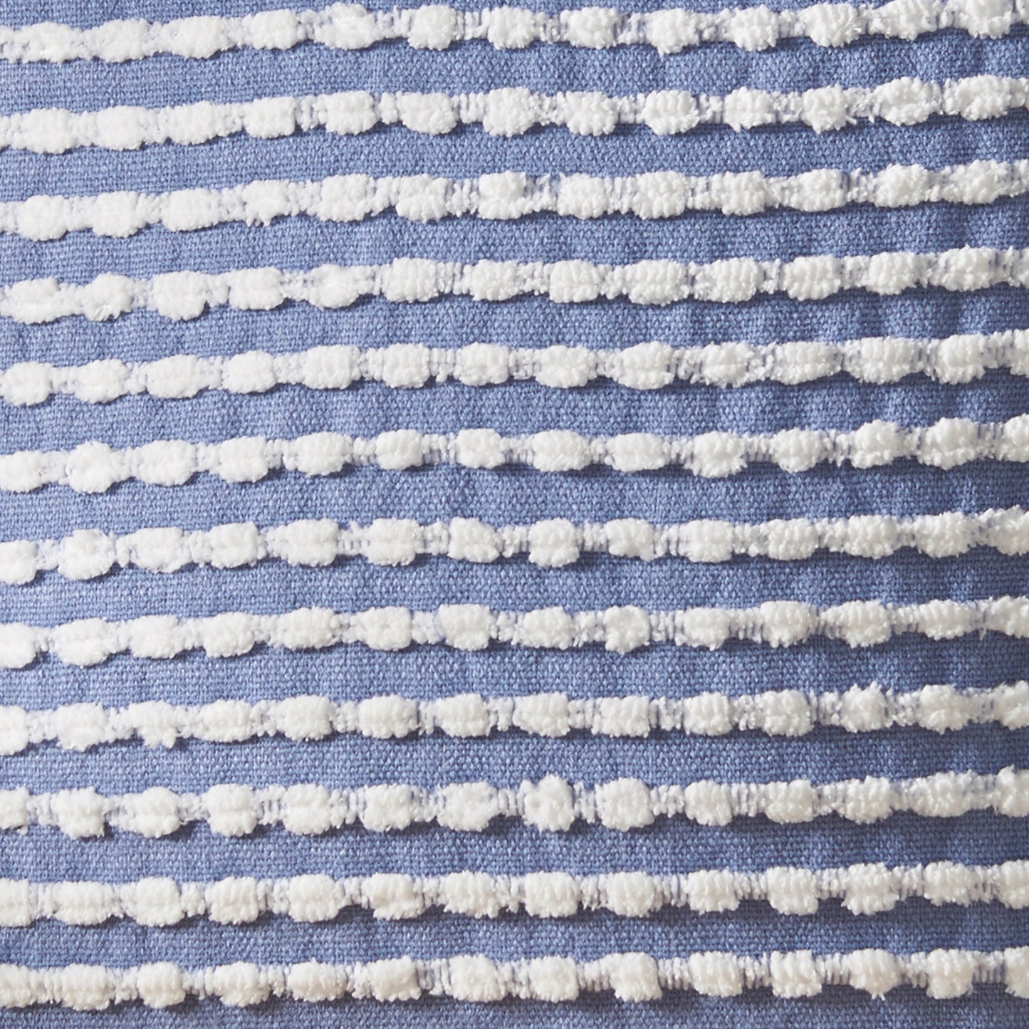 Catherine Lansfield Stab Stitch Filled Cushion - Blue
