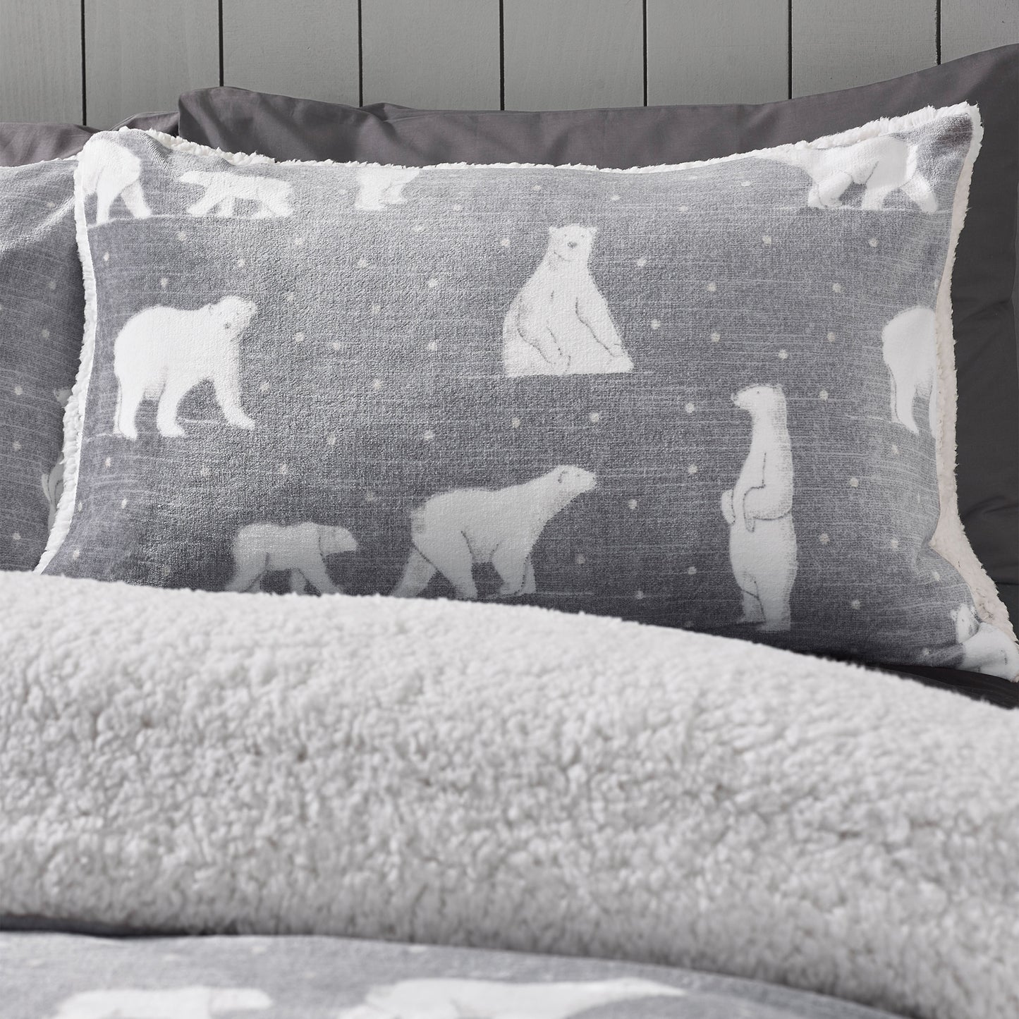 Catherine Lansfield Cosy Polar Bear Duvet Cover Set