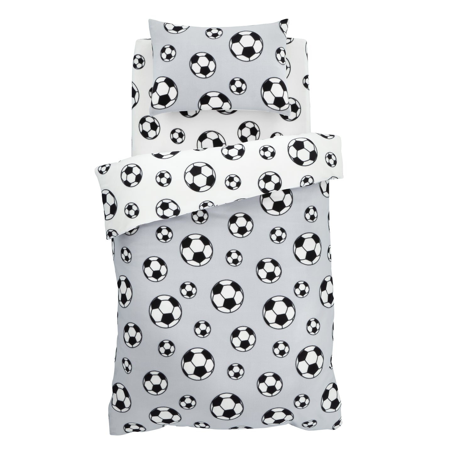 Catherine Lansfield Football Fleece Duvet Cover Set