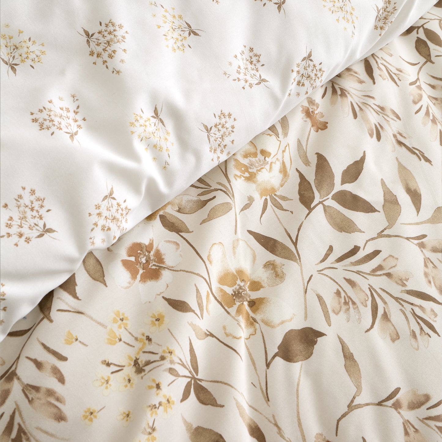 Catherine Lansfield Isadora Floral Duvet Cover Set - Natural