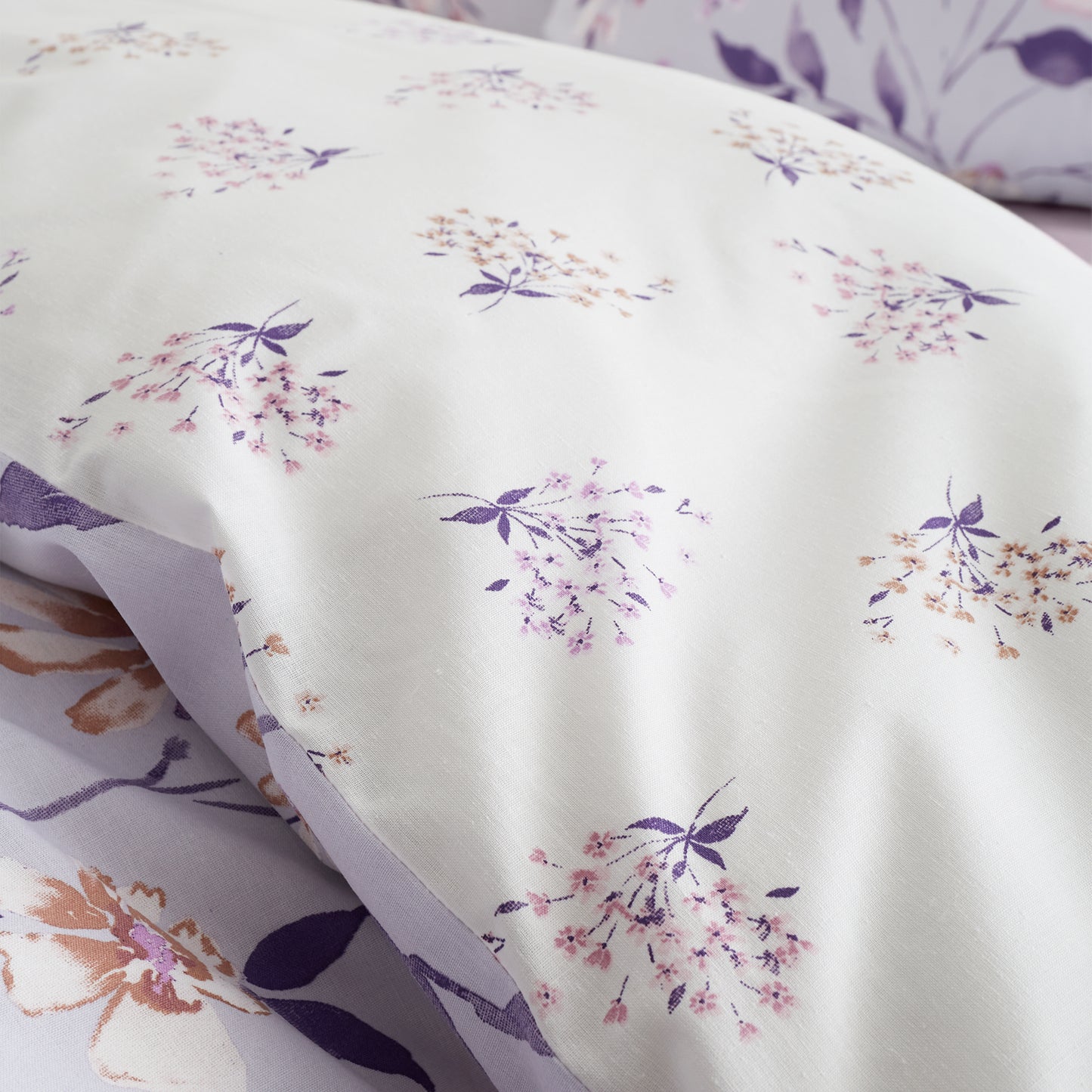 Catherine Lansfield Isadora Floral Duvet Cover Set - Lilac