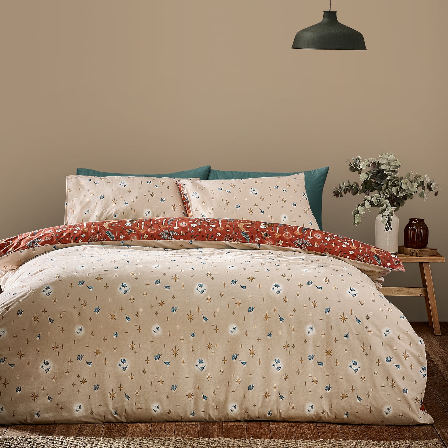 Catherine Lansfield Enchanted Twilight Duvet Cover Set - Burnt Orange