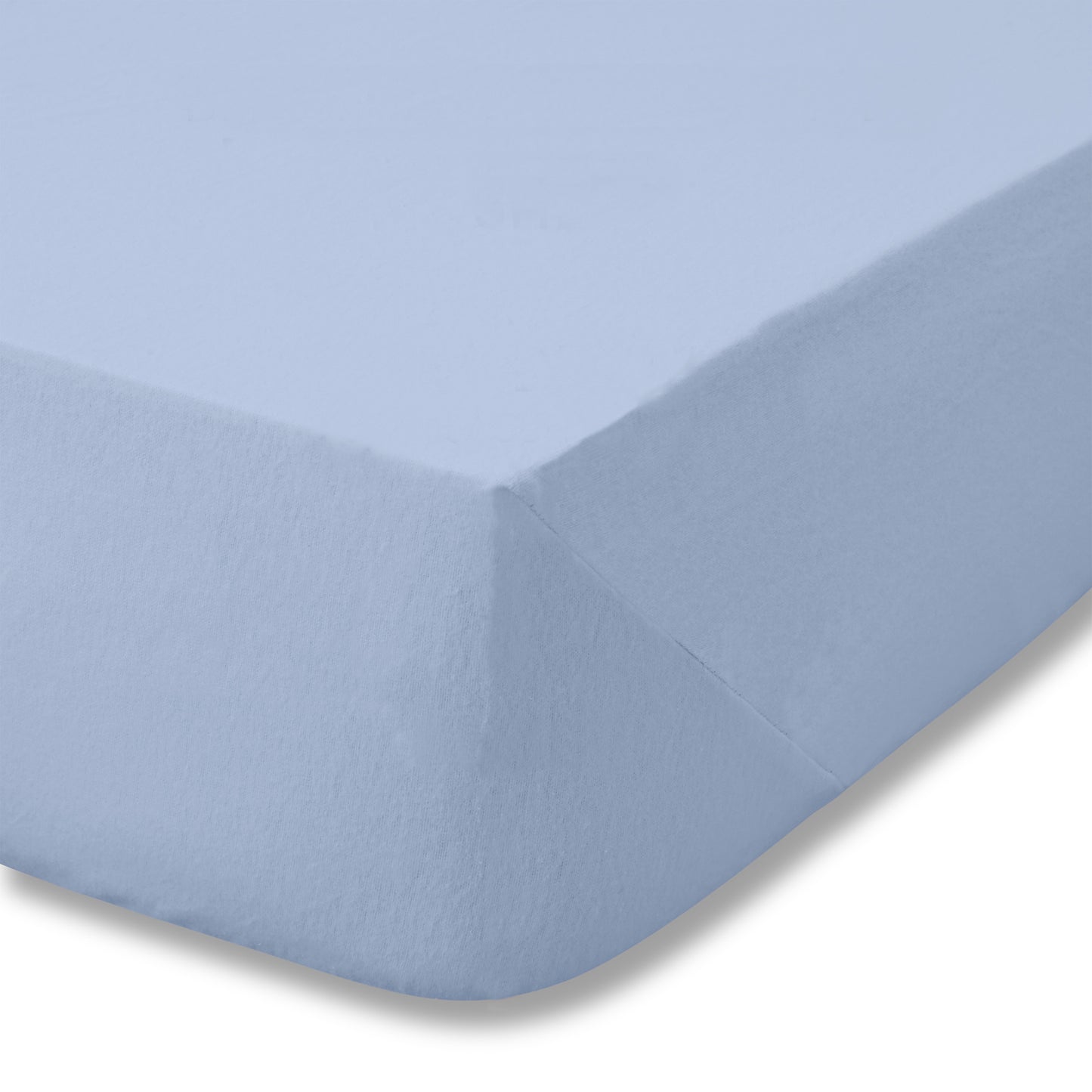 Catherine Lansfield Brushed Cotton Fitted Sheet - Lansfield Blue