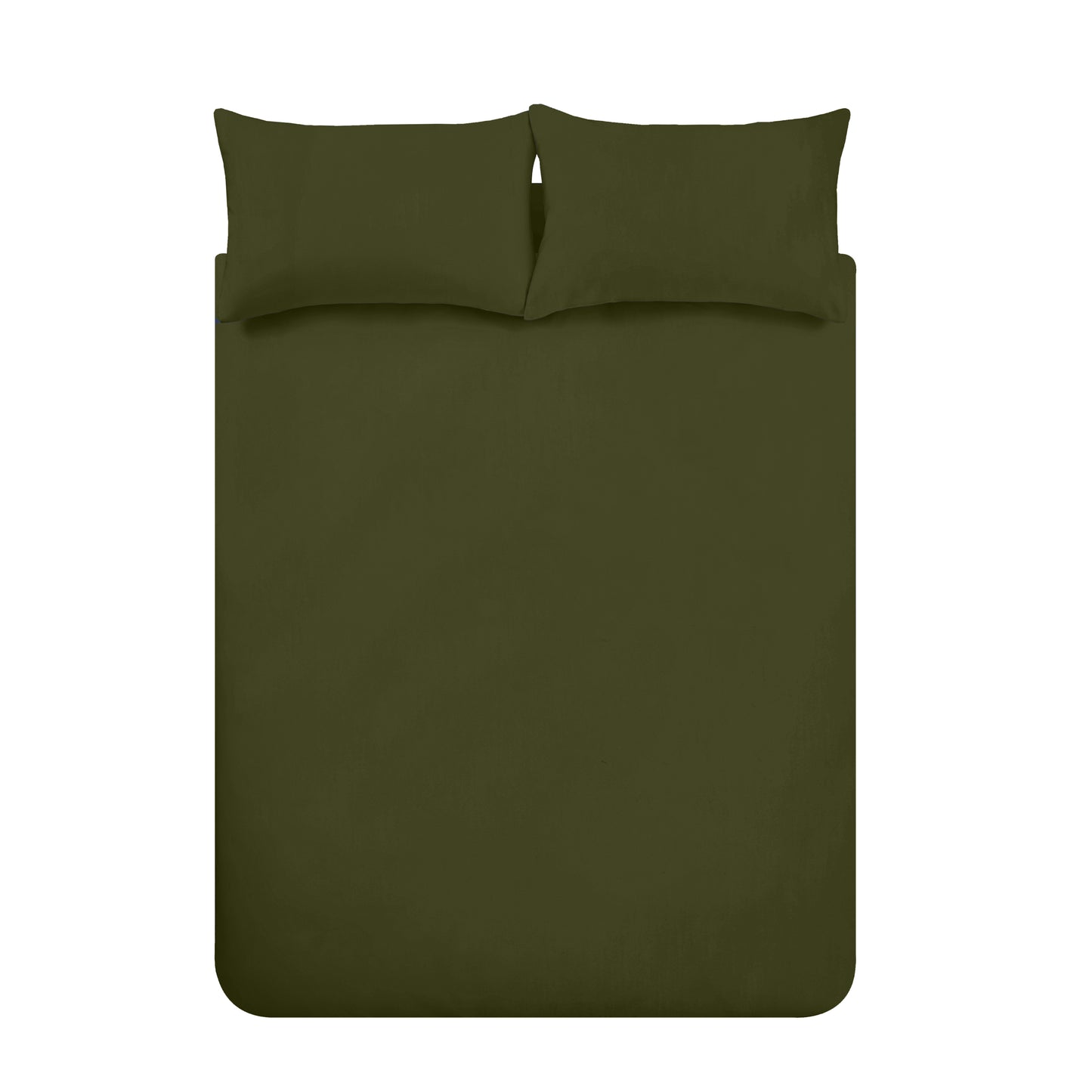 Catherine Lansfield Brushed Cotton Duvet Cover Set - Green