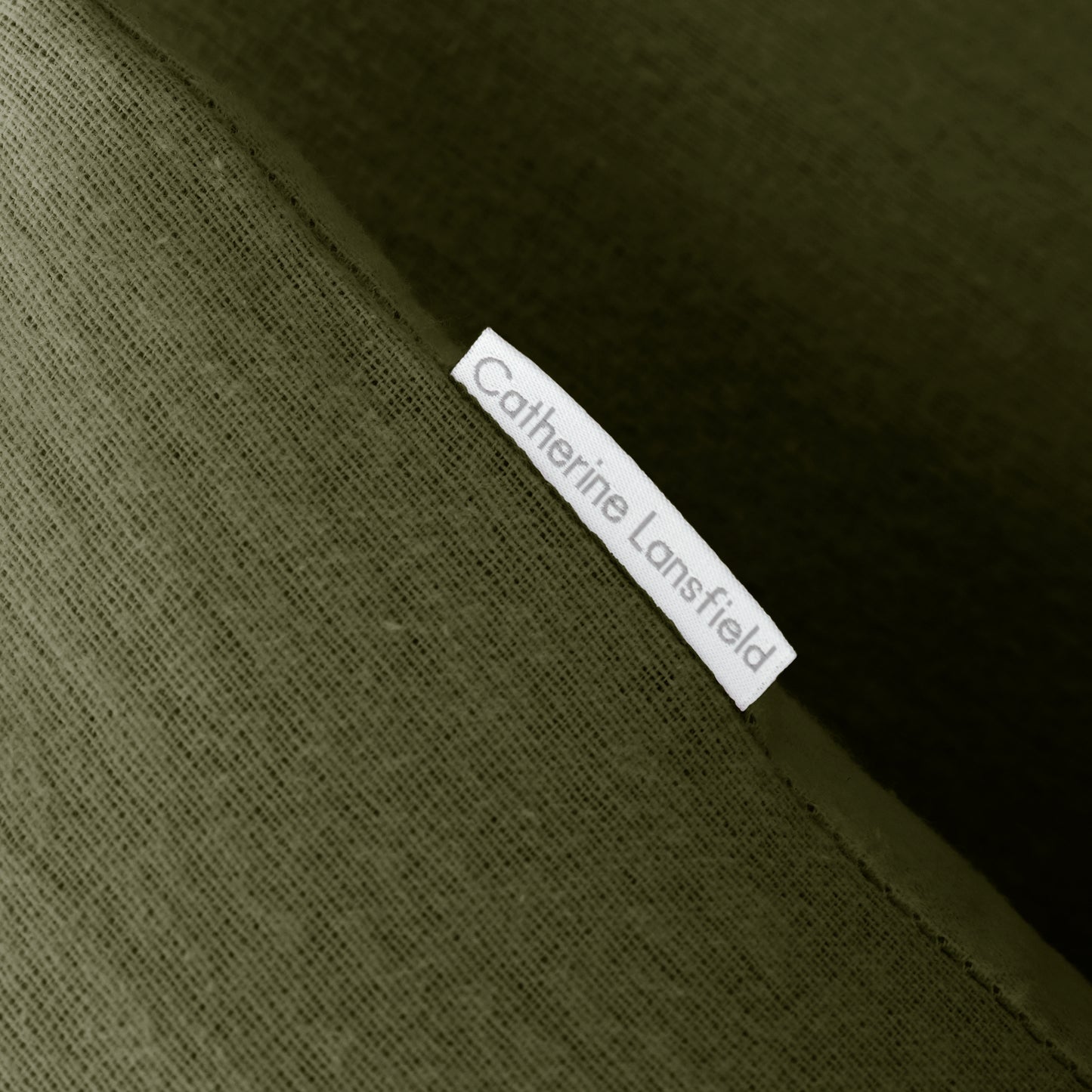 Catherine Lansfield Brushed Cotton Fitted Sheet - Green
