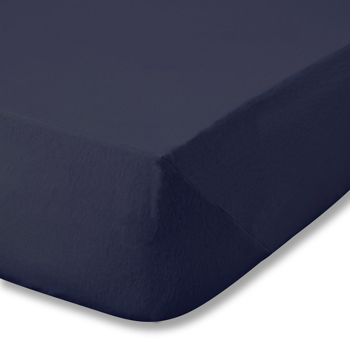 Catherine Lansfield Brushed Cotton Fitted Sheet - Navy