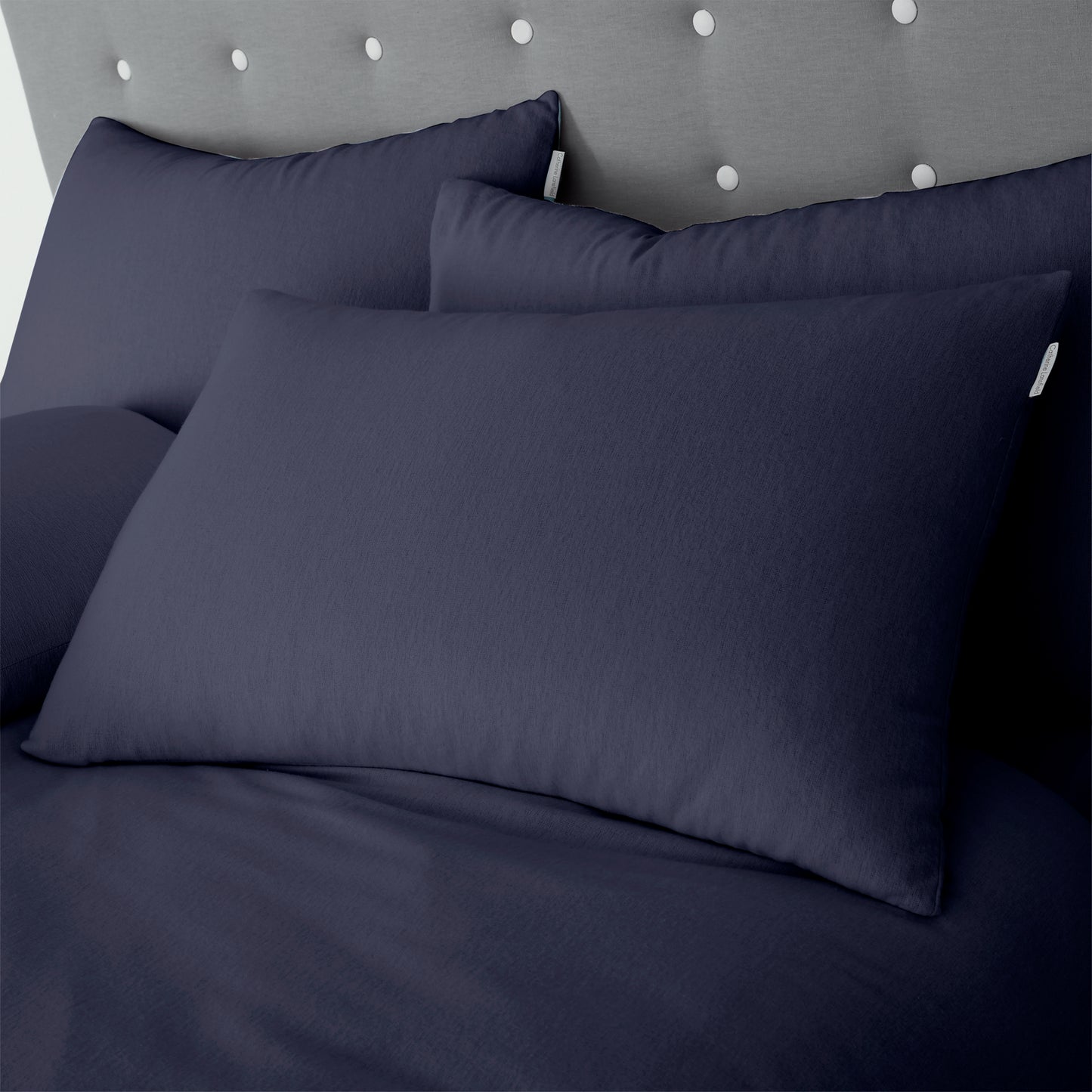 Catherine Lansfield Brushed Cotton Fitted Sheet - Navy