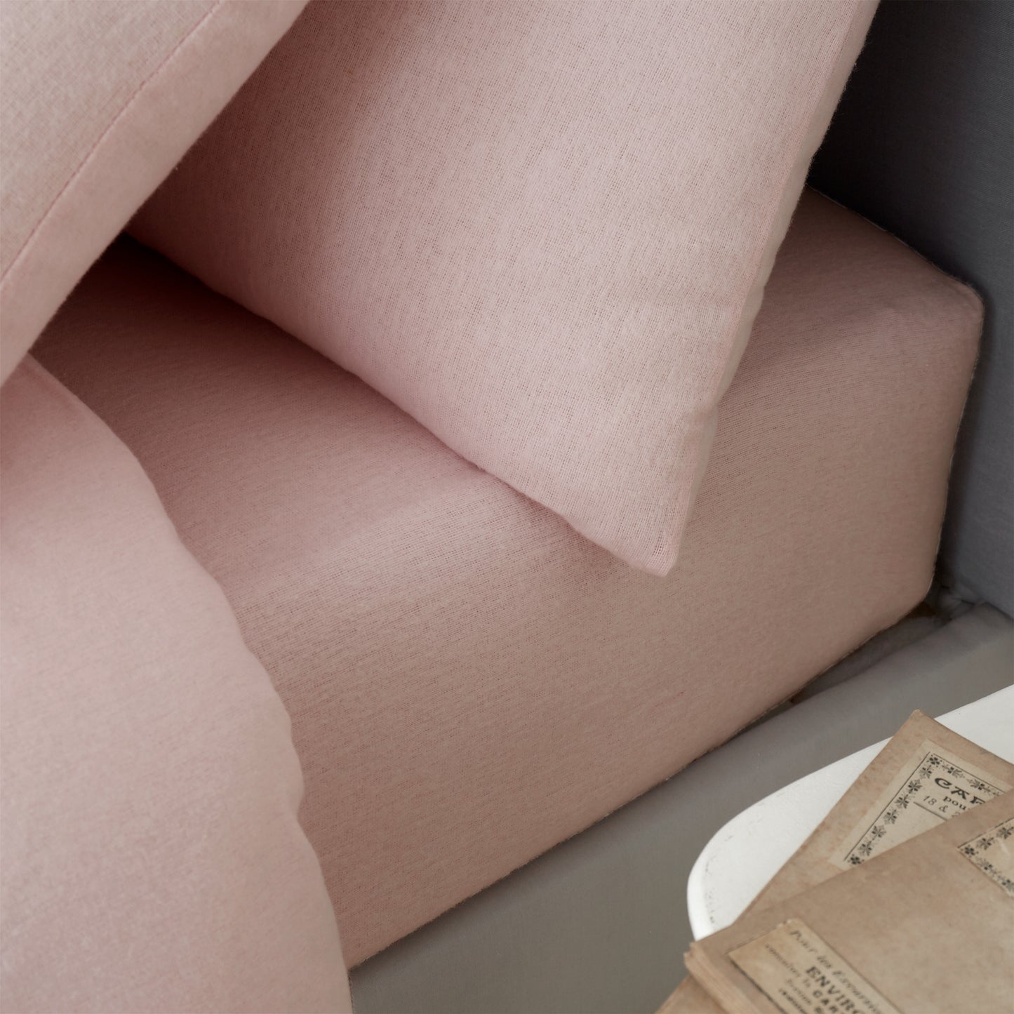 Catherine Lansfield Brushed Cotton Fitted Sheet - Pink