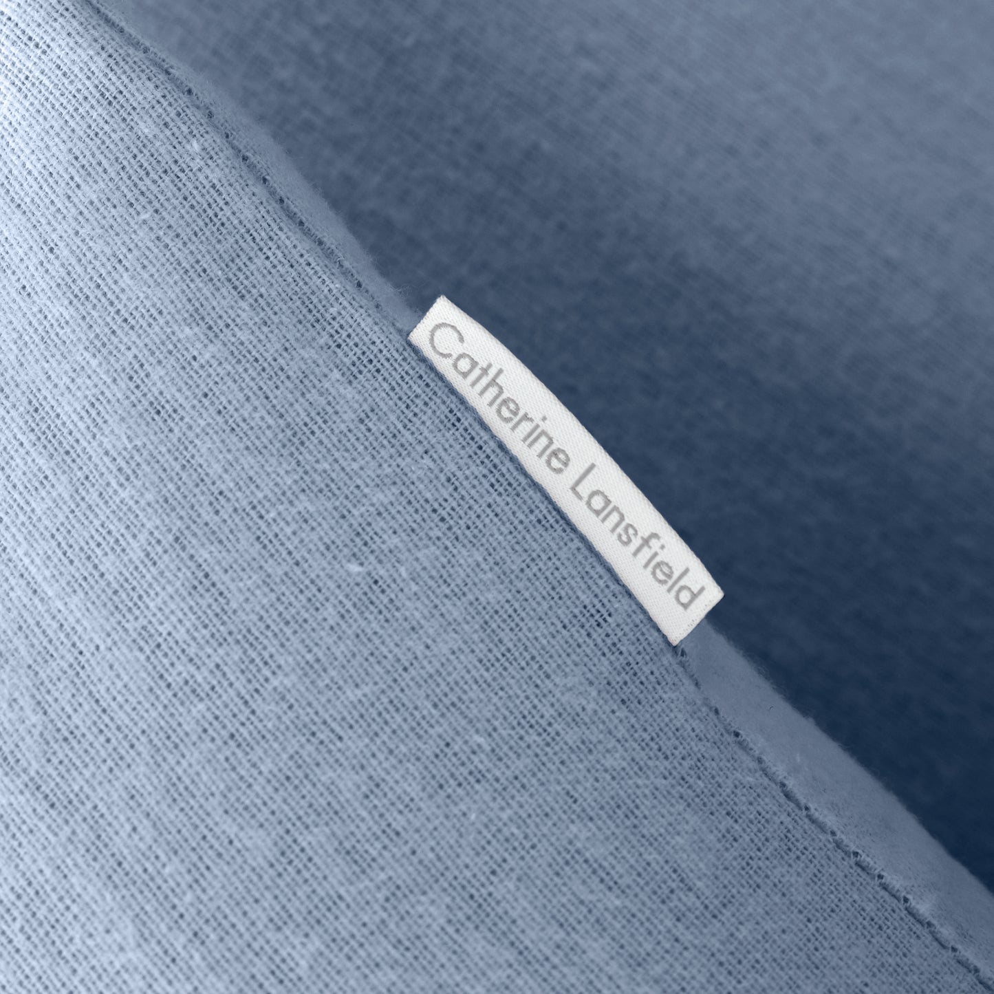 Catherine Lansfield Brushed Cotton Fitted Sheet - Lansfield Blue