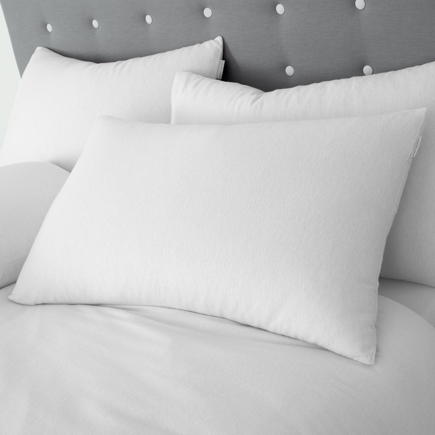 Catherine Lansfield Brushed Cotton Duvet Cover Set - White