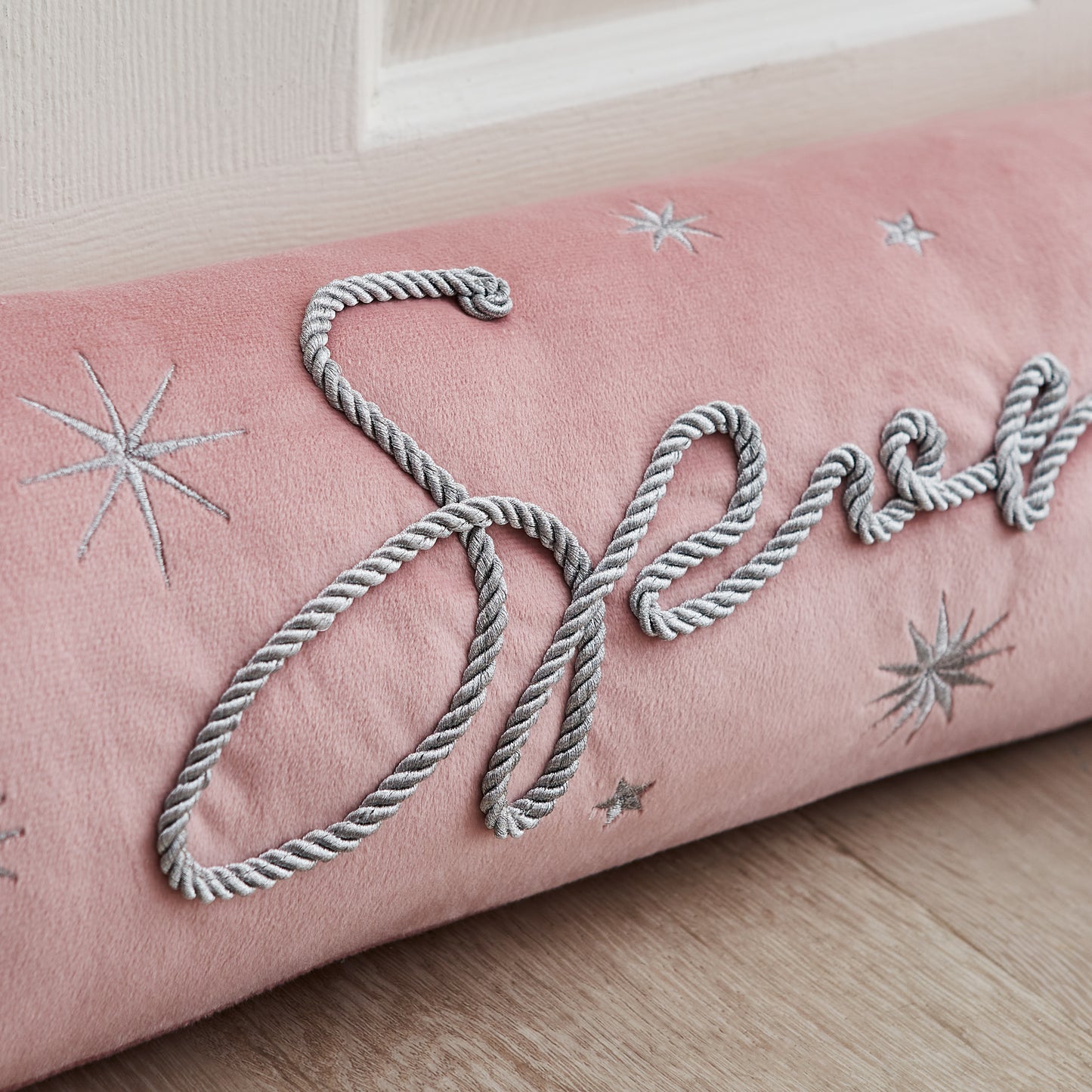 Catherine Lansfield Sparkle Draught Excluder - Pink