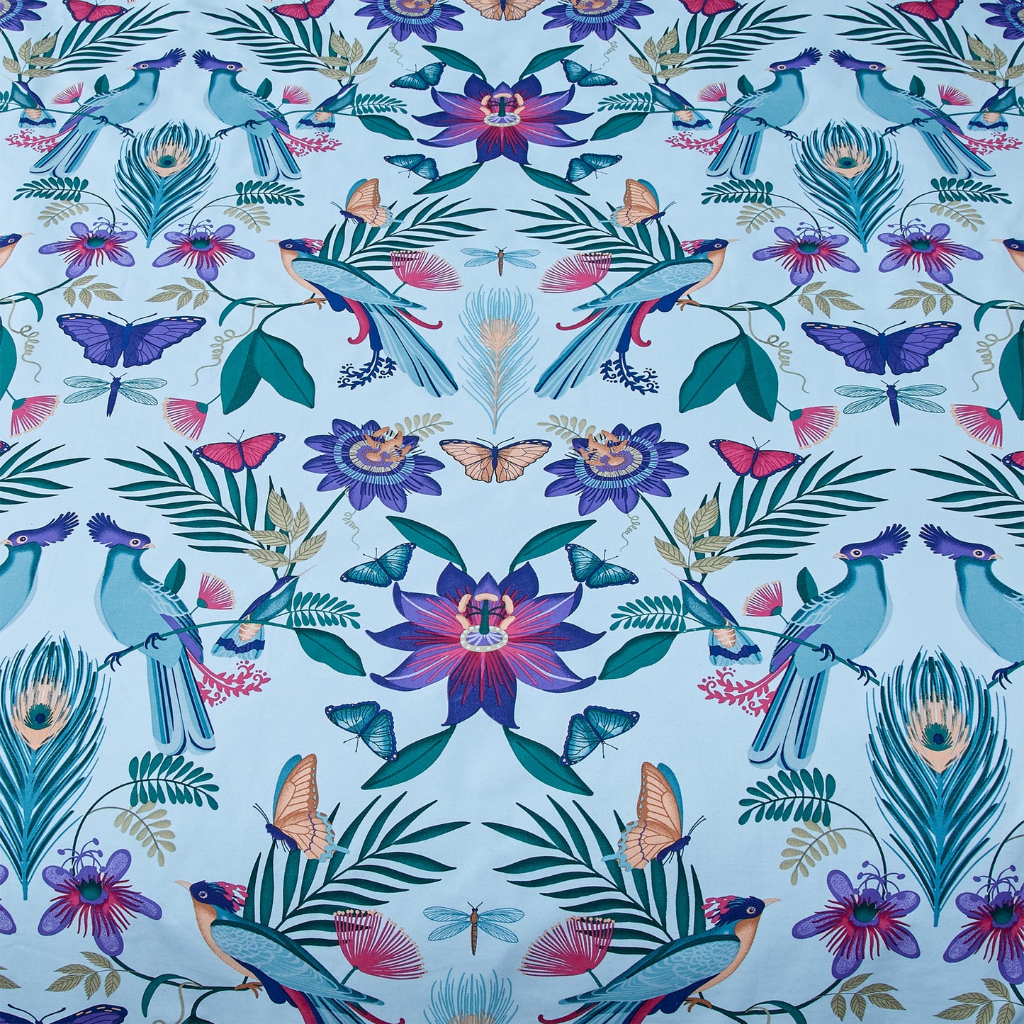 Catherine Lansfield Mya Tropical Birds Duvet Cover Set