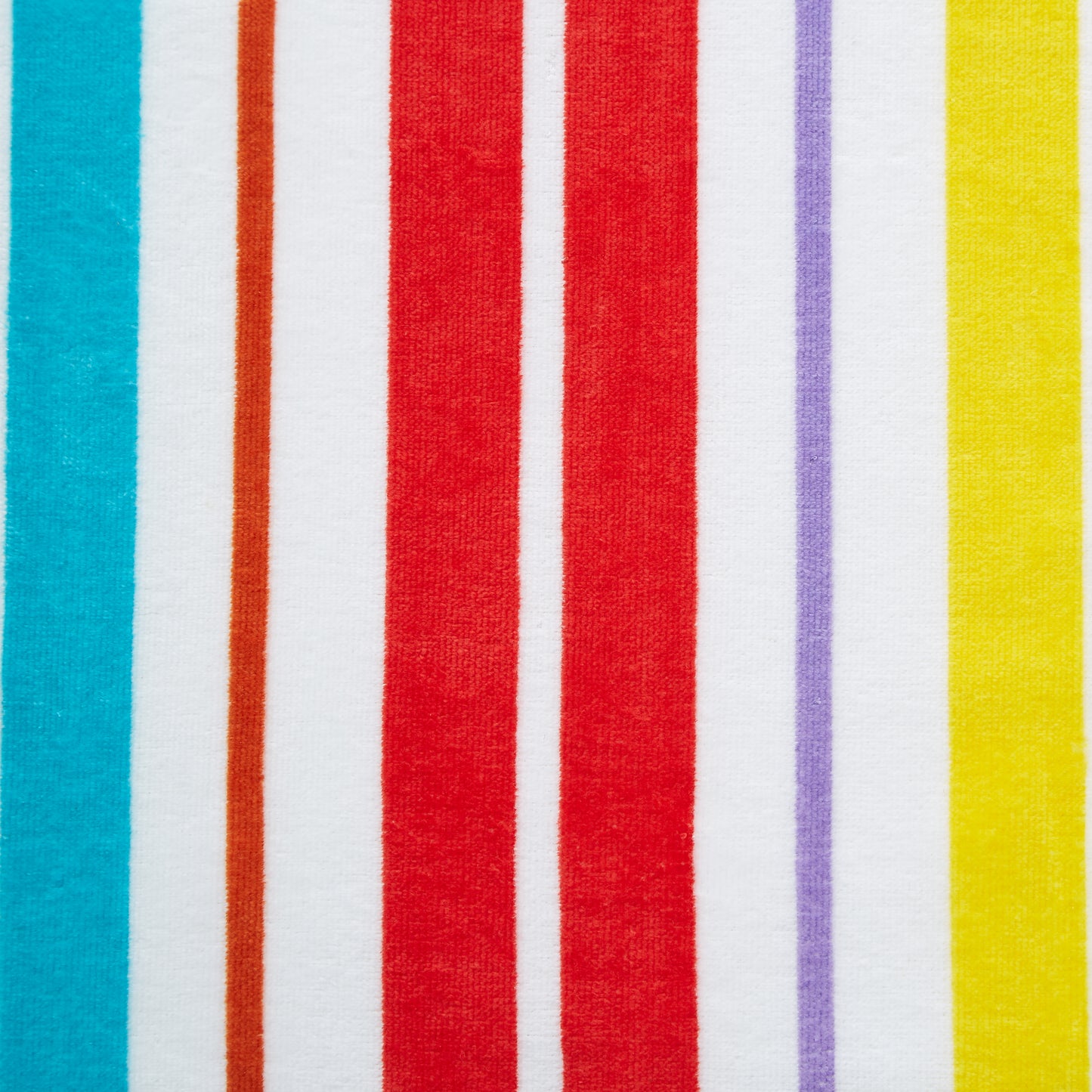 Catherine Lansfield Rainbow Stripe Lounger Beach Towel