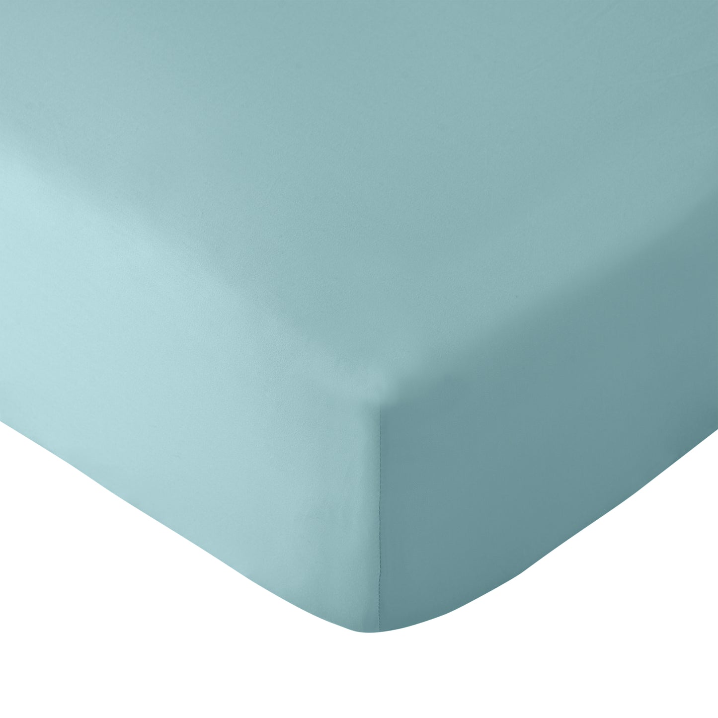 Catherine Lansfield So Soft Non-Iron Fitted Sheet - Duck Egg