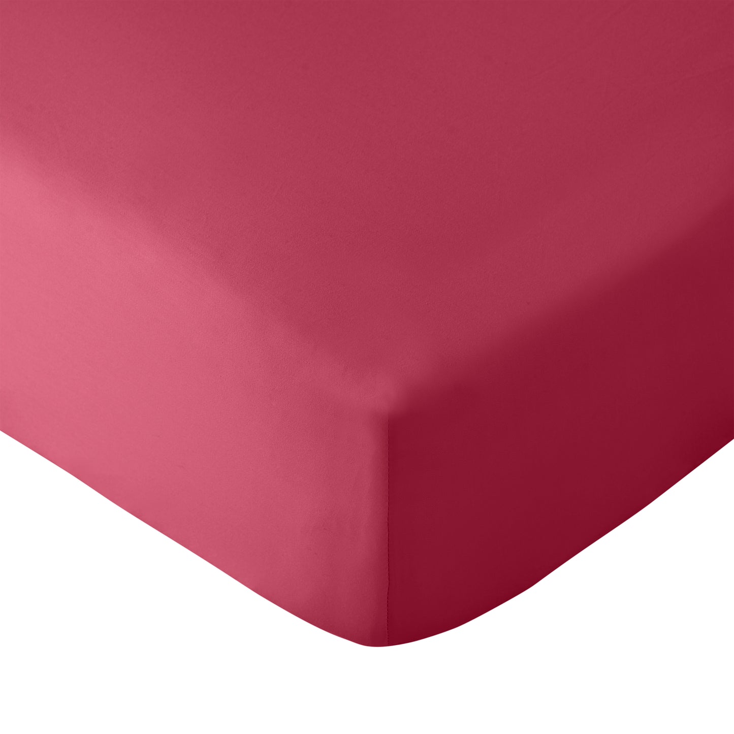 Catherine Lansfield So Soft Non-Iron Fitted Sheet - Hot Pink