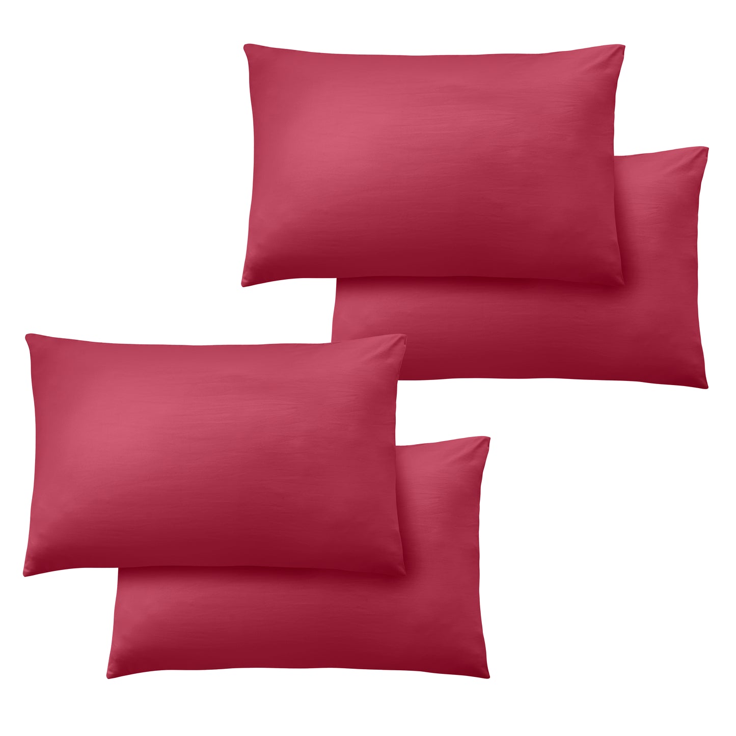 Catherine Lansfield So Soft Non-Iron Fitted Sheet - Hot Pink