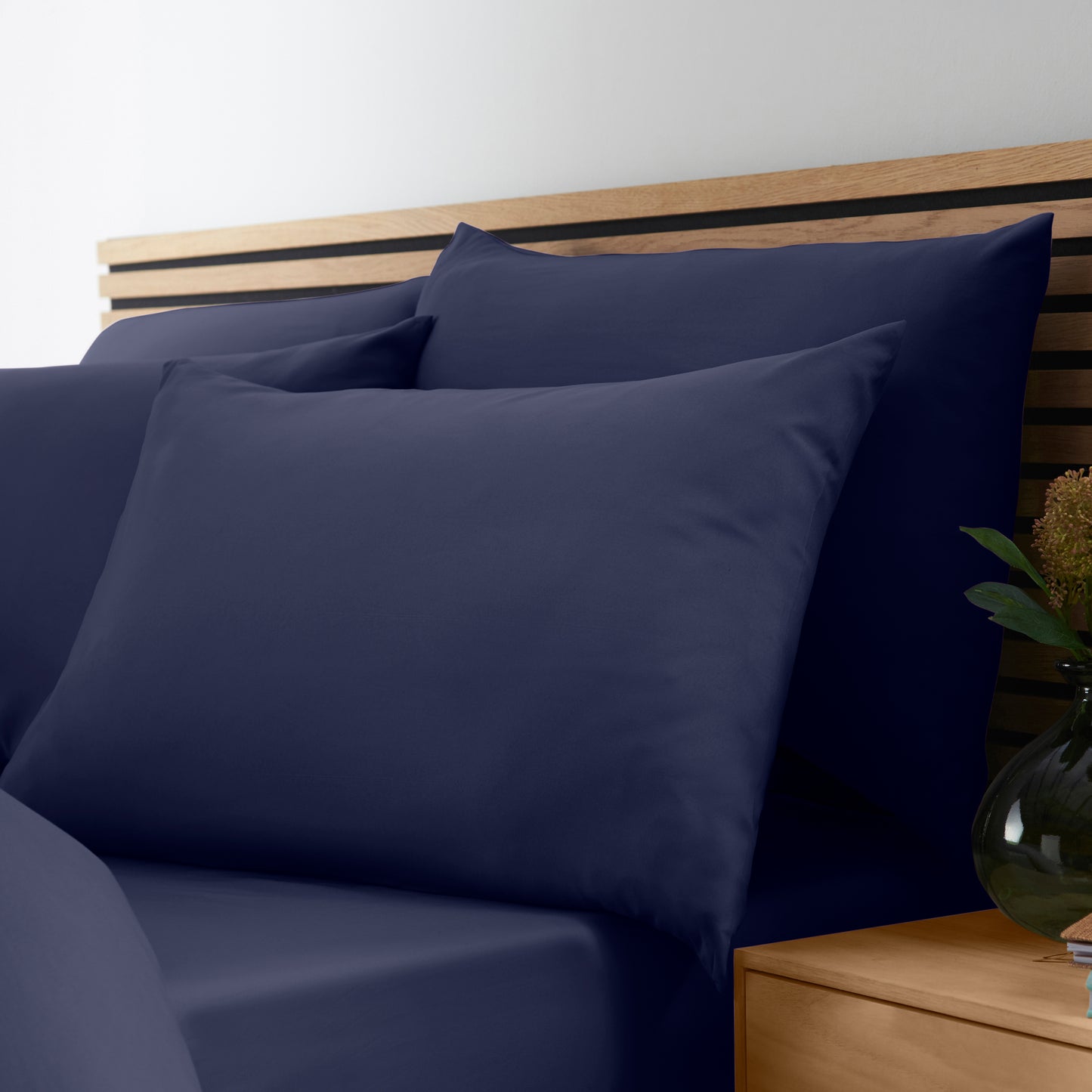 Catherine Lansfield So Soft Non-Iron Duvet Cover Set - Navy