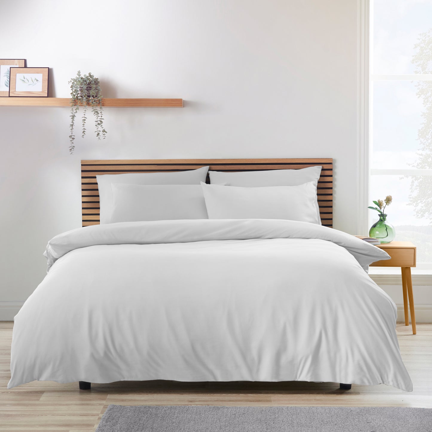 Catherine Lansfield So Soft Non-Iron Duvet Cover Set - White