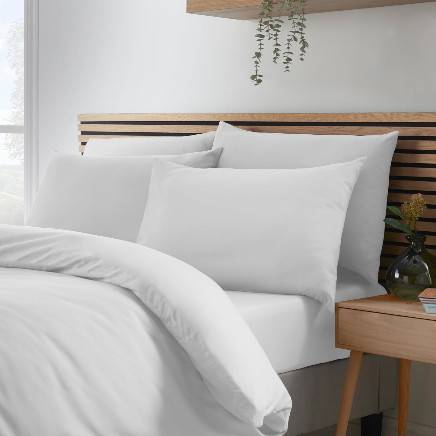 Catherine Lansfield So Soft Non-Iron Duvet Cover Set - White
