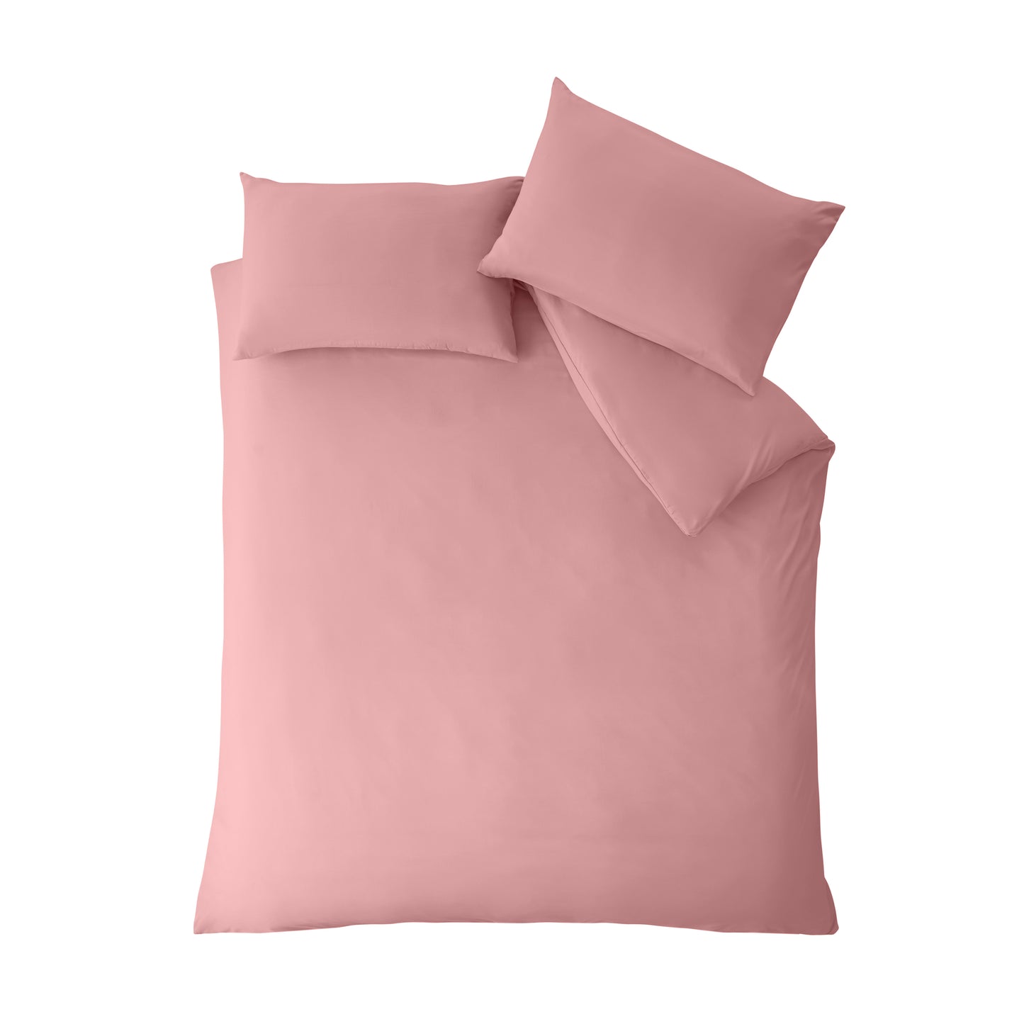 Catherine Lansfield So Soft Non-Iron Duvet Cover Set - Coral