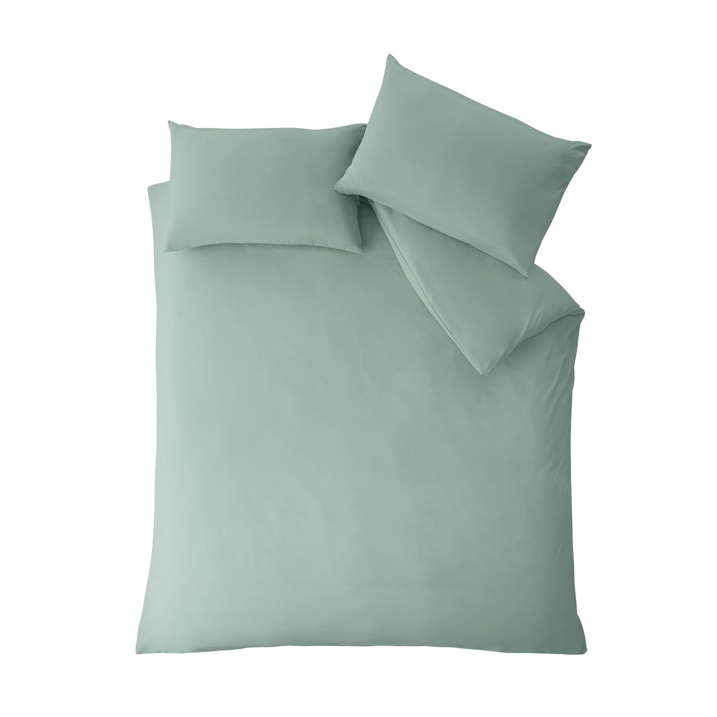 Catherine Lansfield So Soft Non-Iron Duvet Cover Set - Green