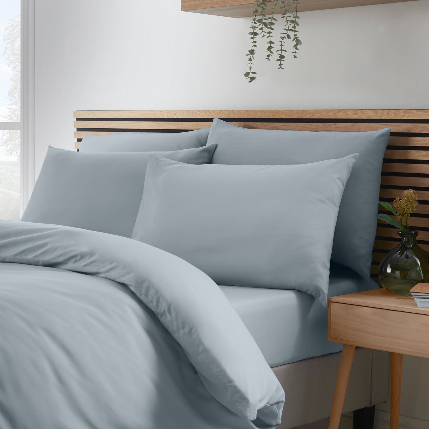 Catherine Lansfield So Soft Non-Iron Duvet Cover Set - Slate