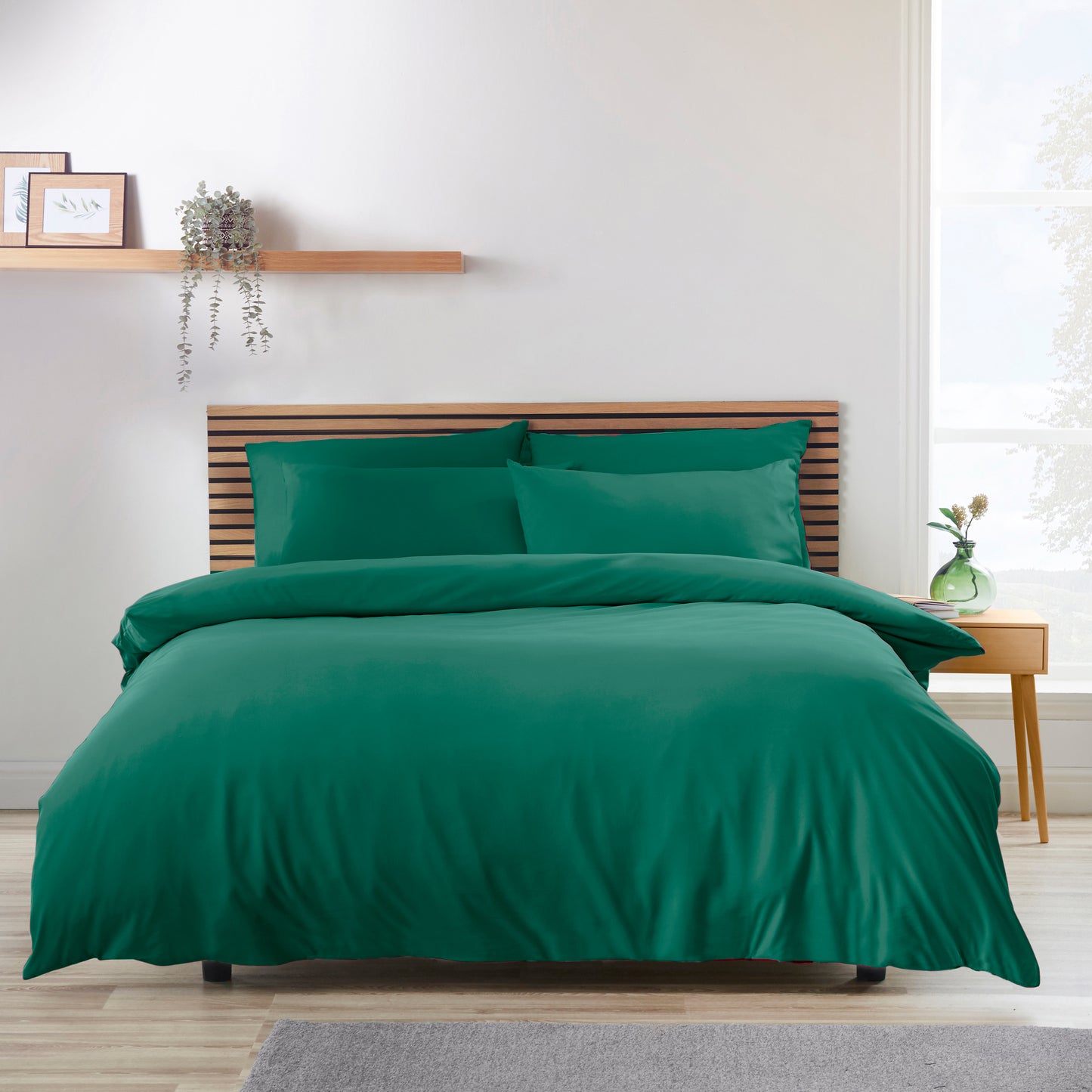 Catherine Lansfield So Soft Non-Iron Duvet Cover Set - Teal