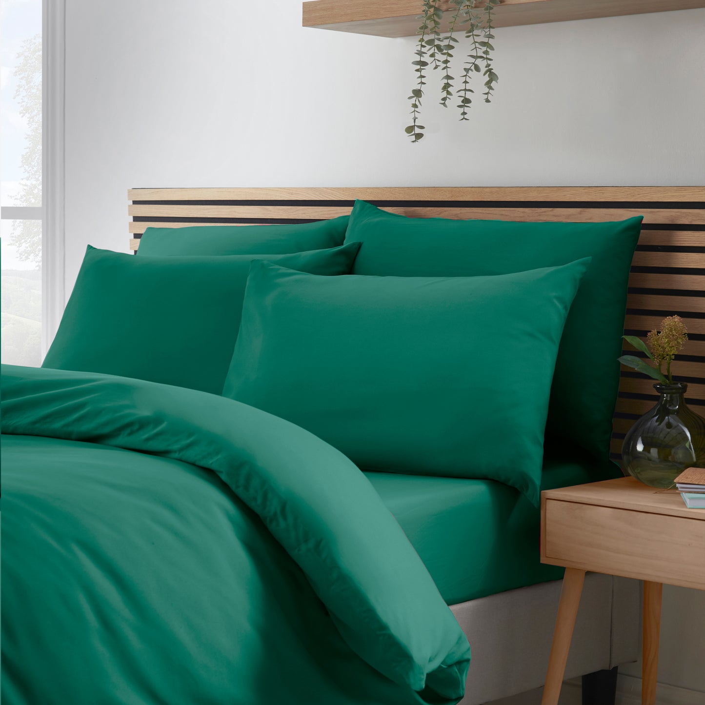 Catherine Lansfield So Soft Non-Iron Duvet Cover Set - Teal