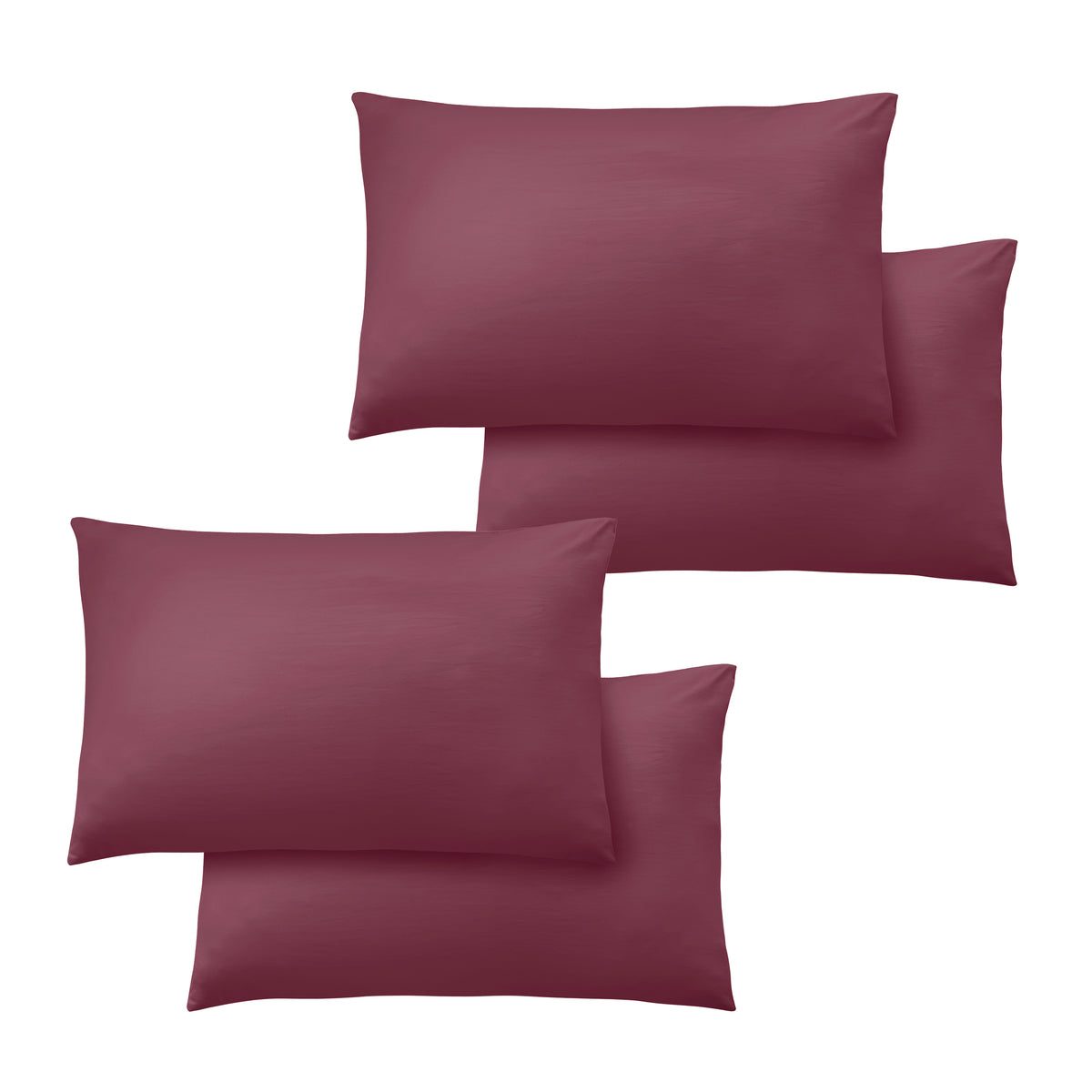Catherine Lansfield So Soft Non-Iron Fitted Sheet - Burgundy