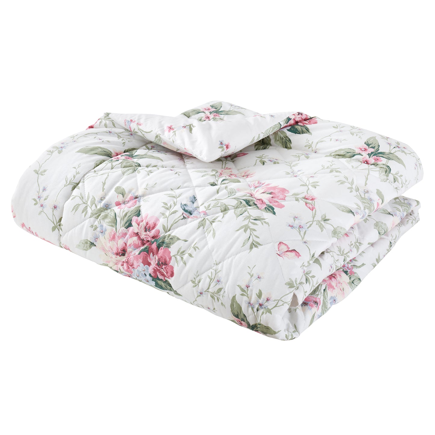 Bridgerton Penelope Floral Bedspread - Cream