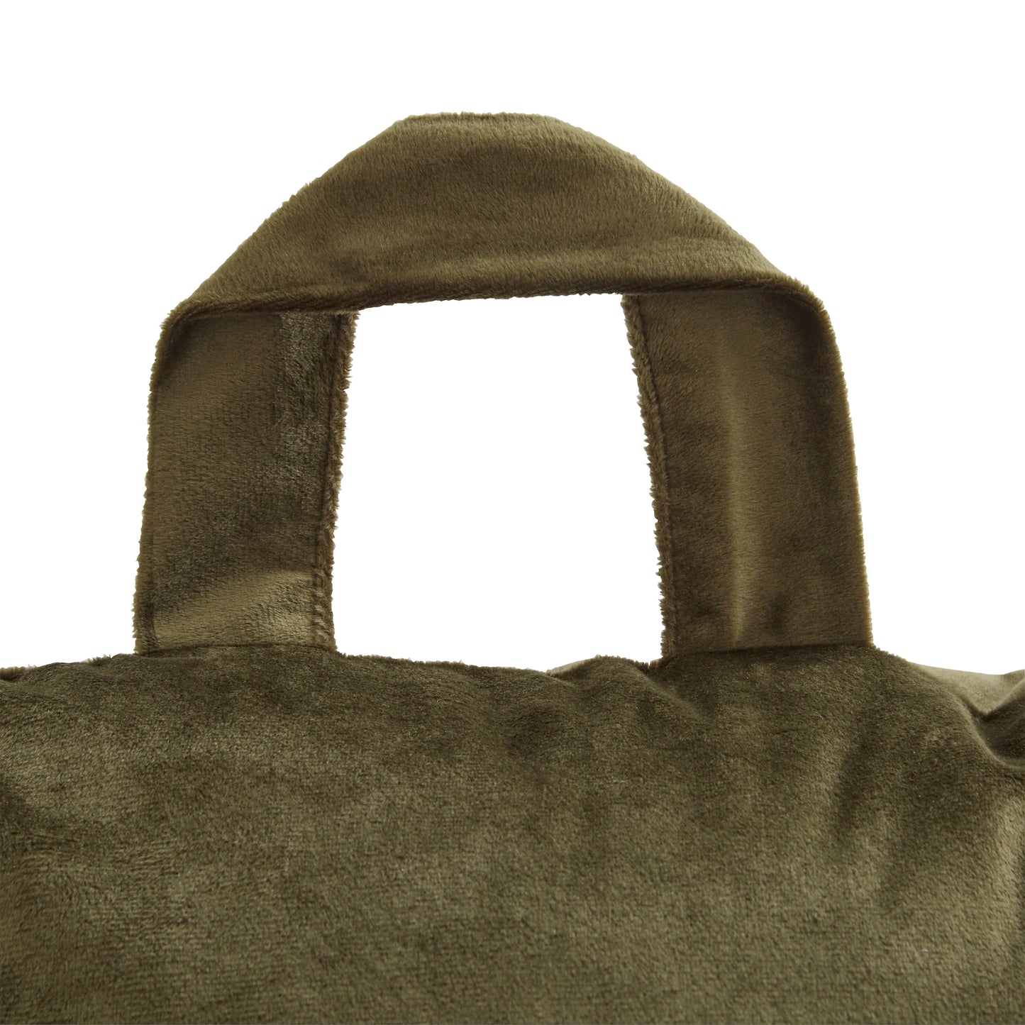 Catherine Lansfield Kingsley Matt Velvet Cuddle Filled Cushion - Olive