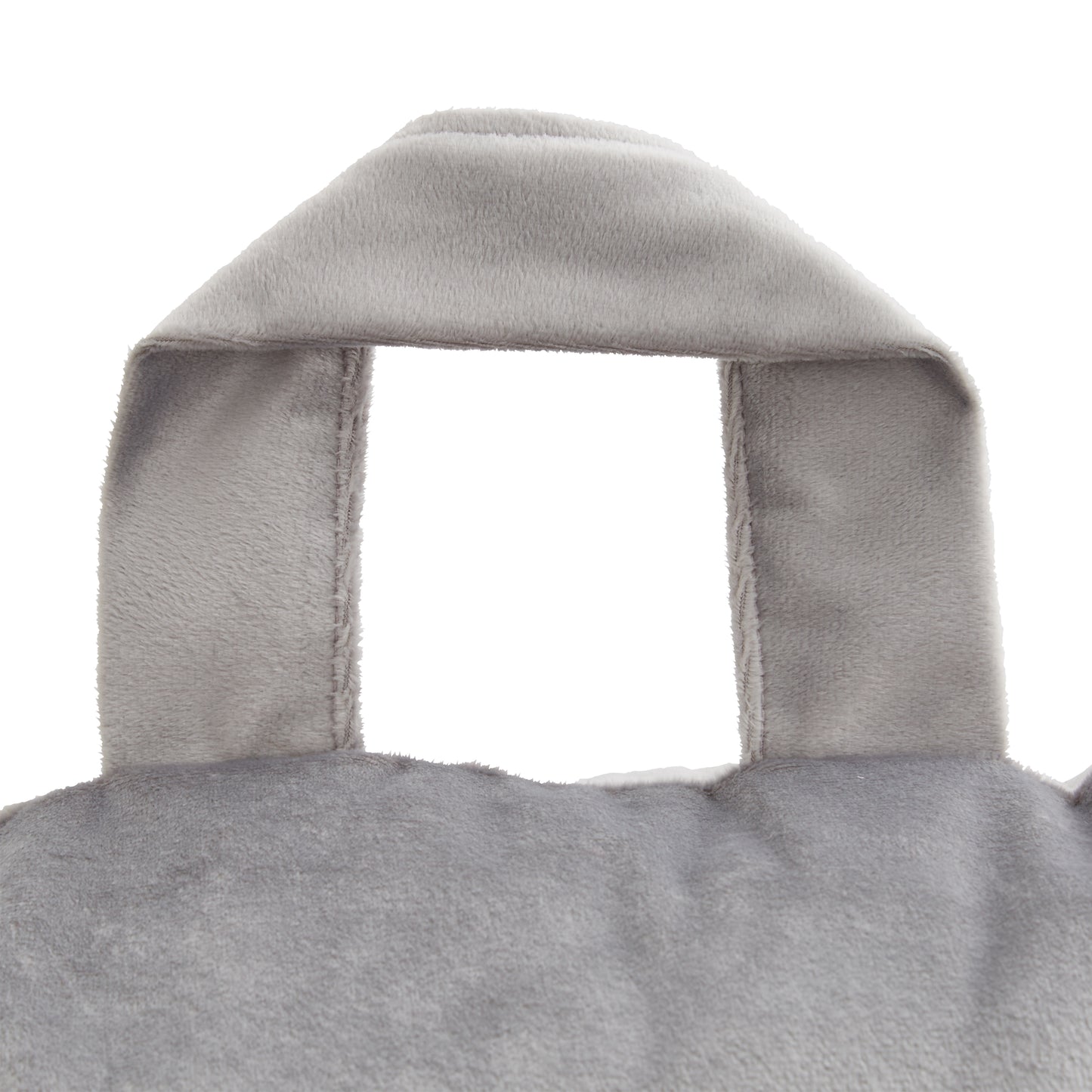 Catherine Lansfield Kingsley Matt Velvet Cuddle Filled Cushion - Silver