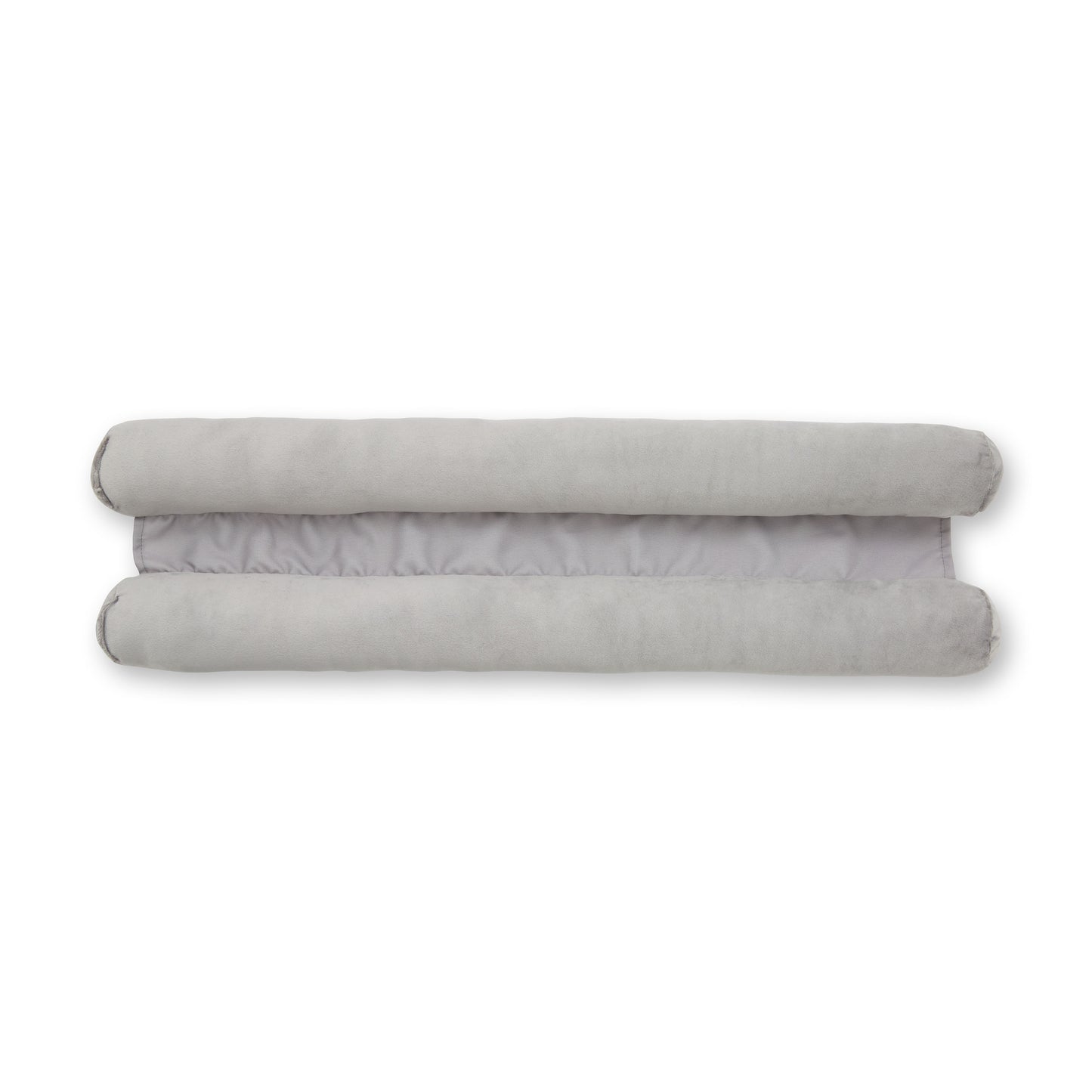 Catherine Lansfield Kingsley Matt Velvet Double-Sided Draught Excluder - Silver