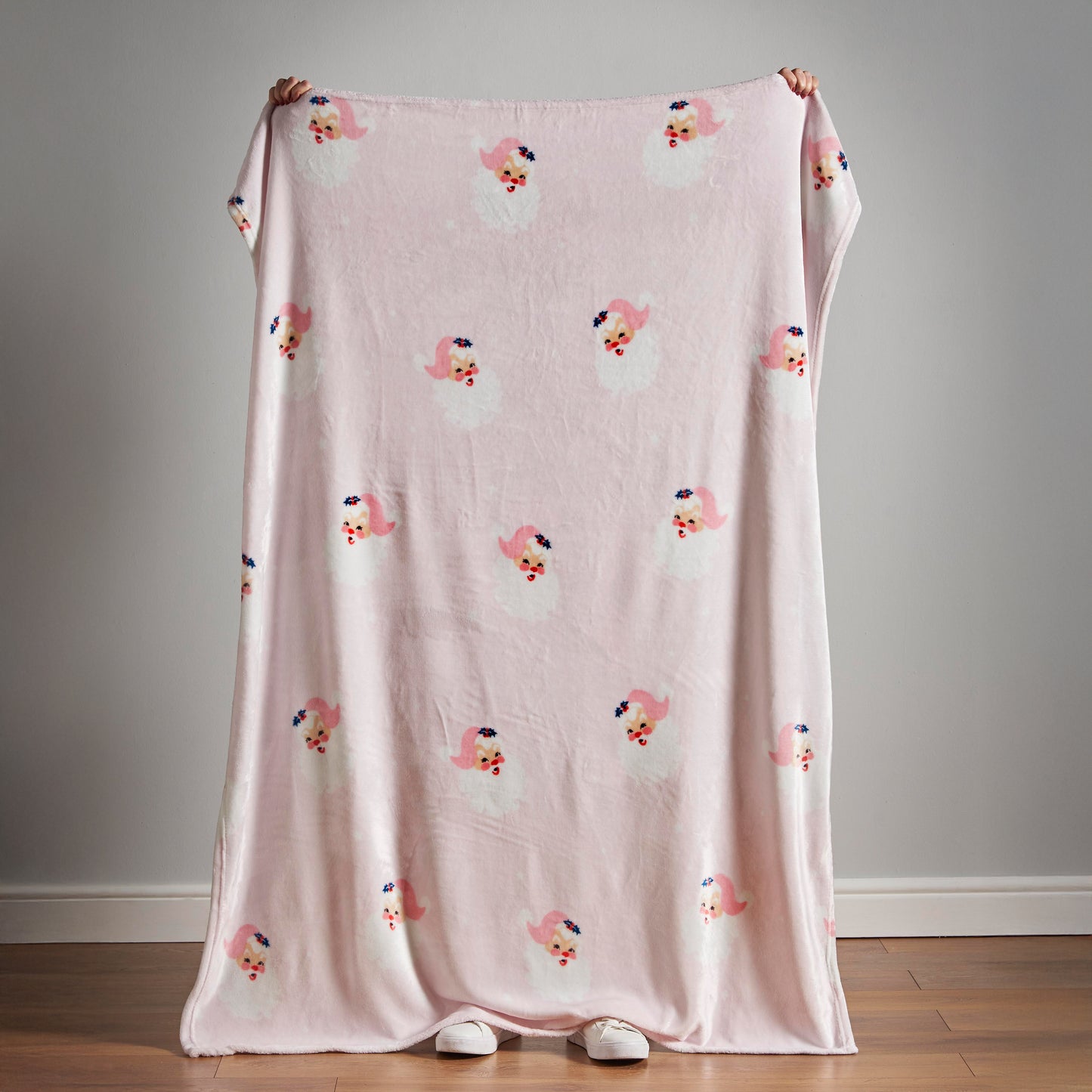 Catherine Lansfield Vintage Christmas Santa Throw