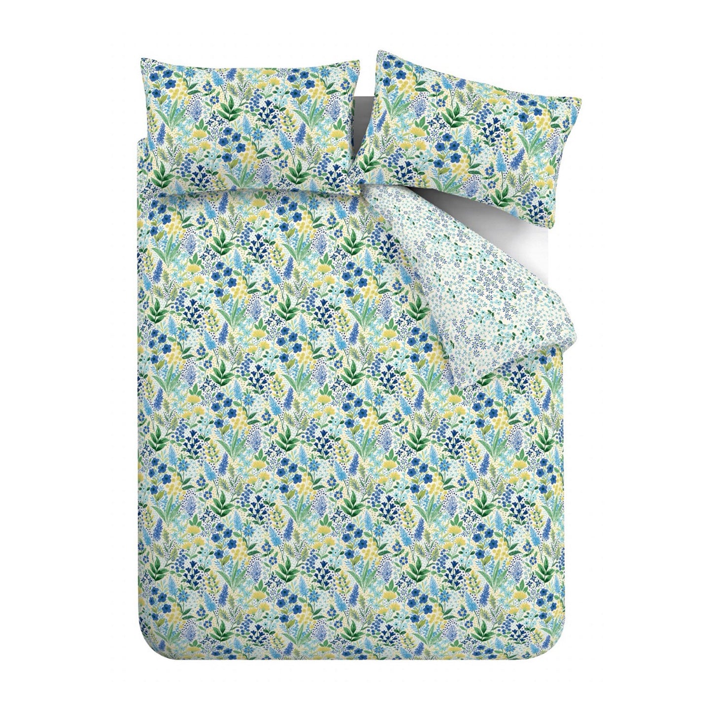 Catherine Lansfield Tilly Floral Duvet Cover Set - Blue
