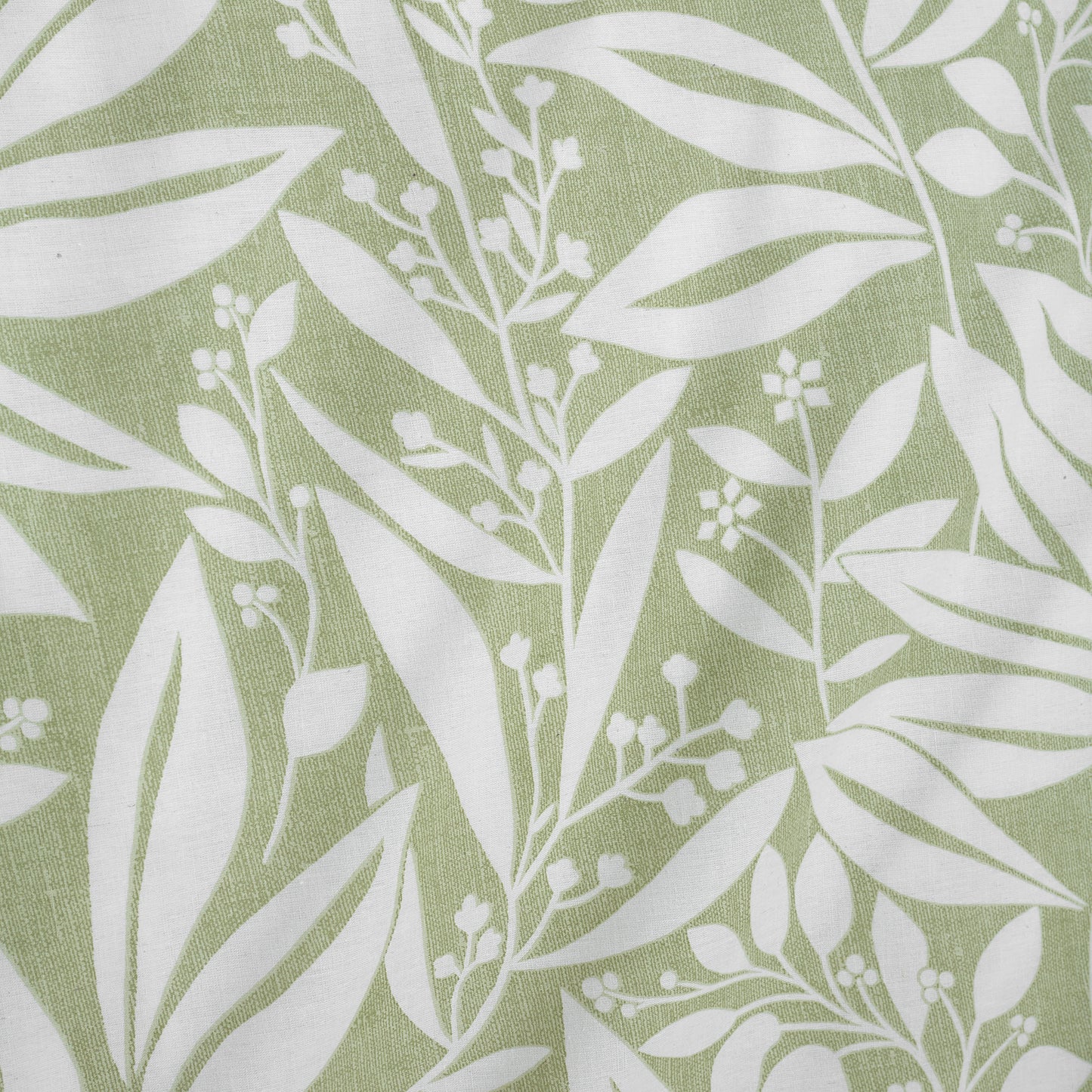 Catherine Lansfield Sorrel Leaf Duvet Cover Set - Green