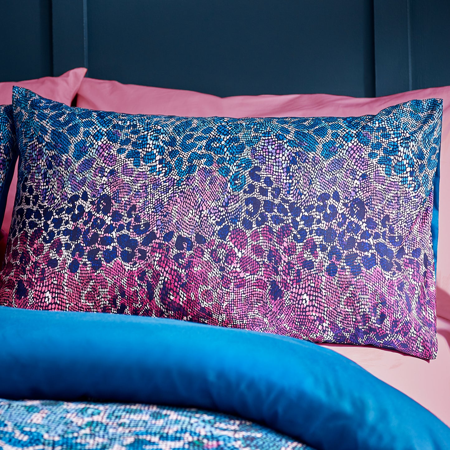 Catherine Lansfield Satin Animal Print Duvet Cover Set