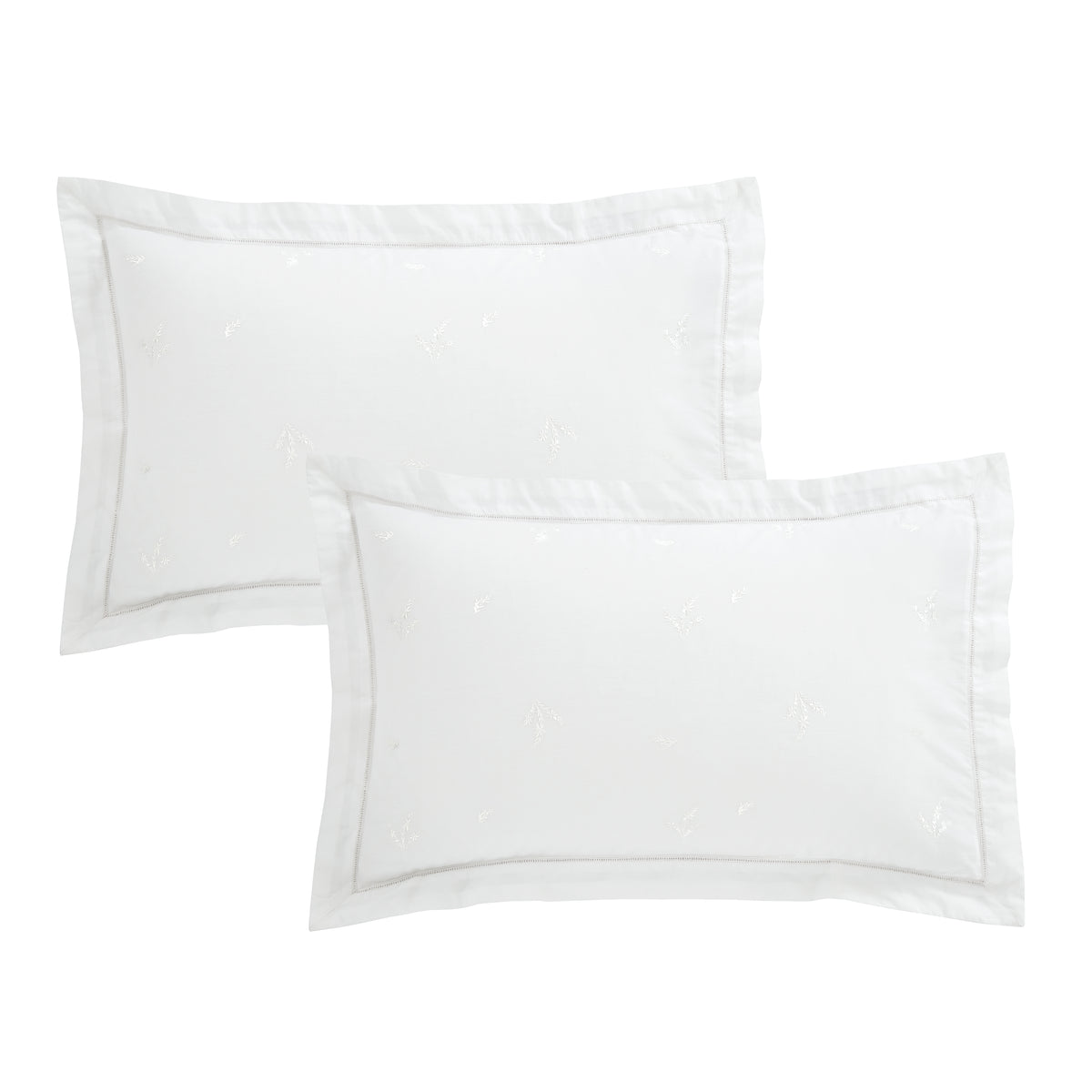 Bianca Lottie Embroidery Duvet Cover Set - White