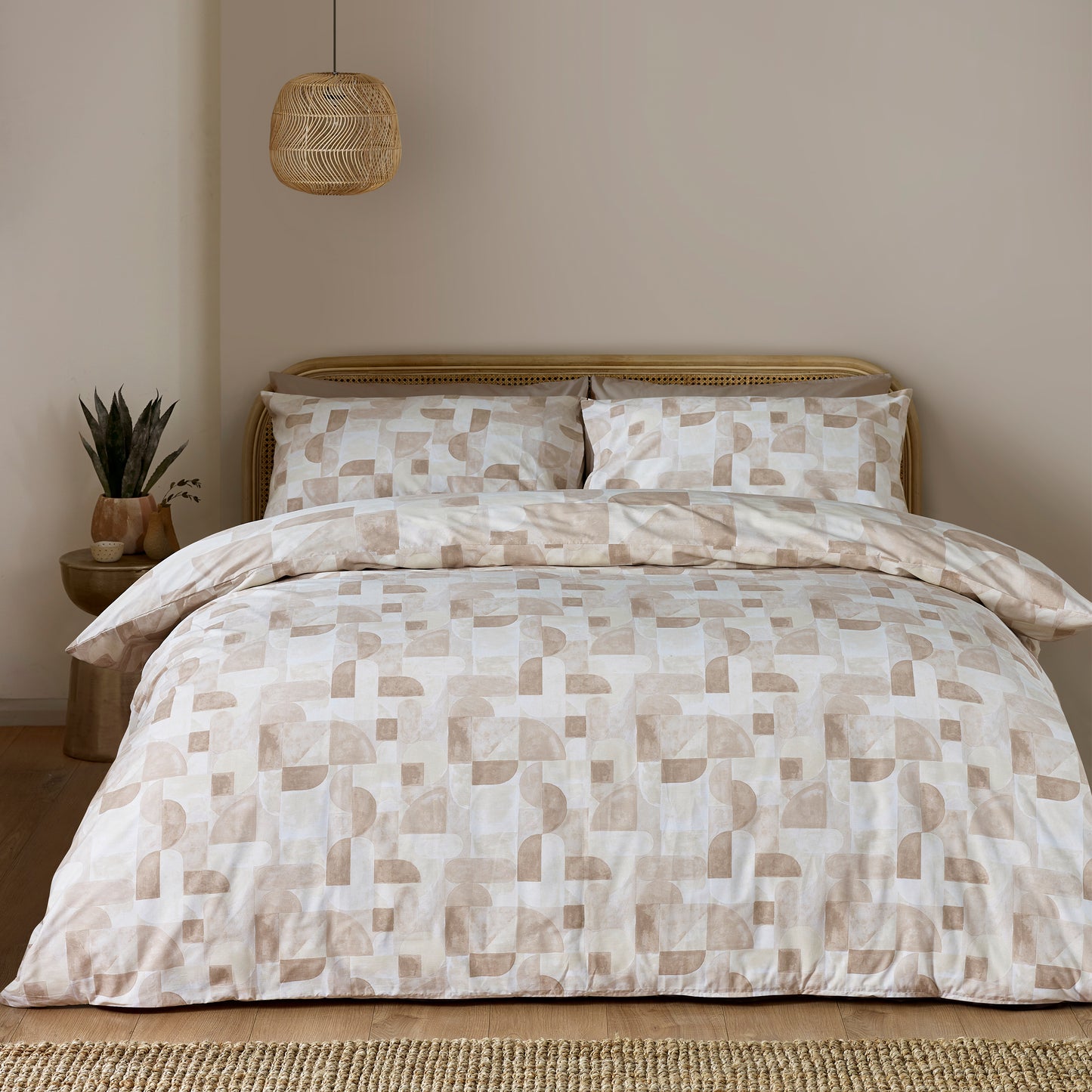 Catherine Lansfield Sloane Curve Duvet Cover Set