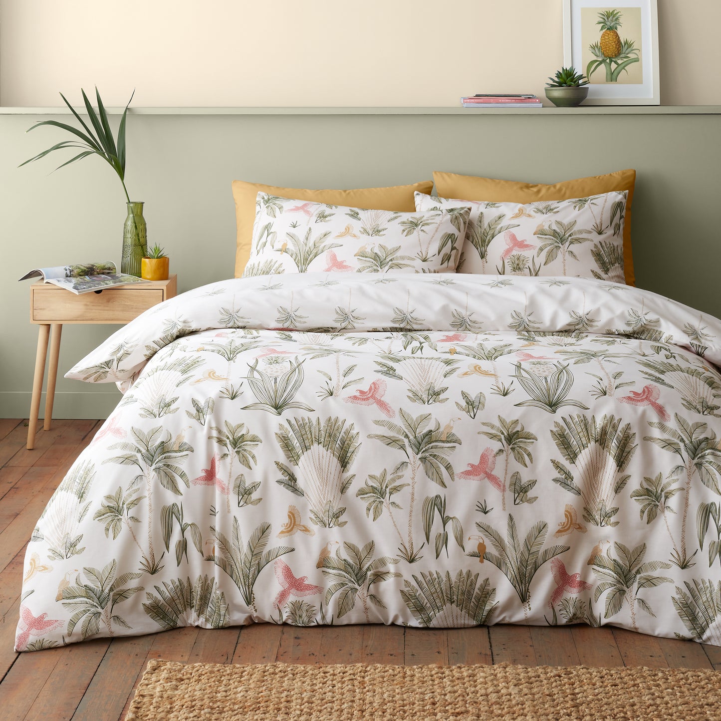 Catherine Lansfield Paradiso Palm Duvet Cover Set