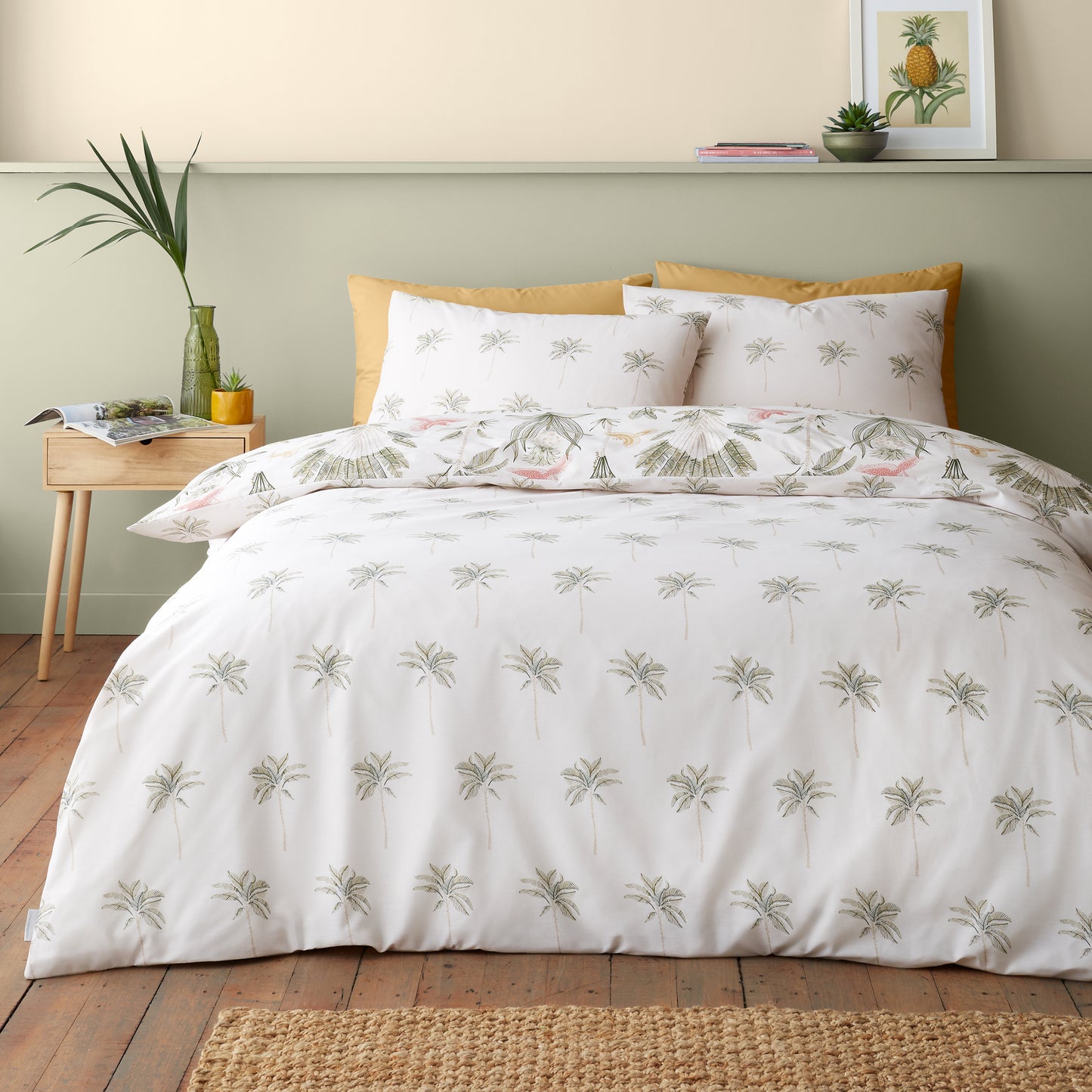 Catherine Lansfield Paradiso Palm Duvet Cover Set