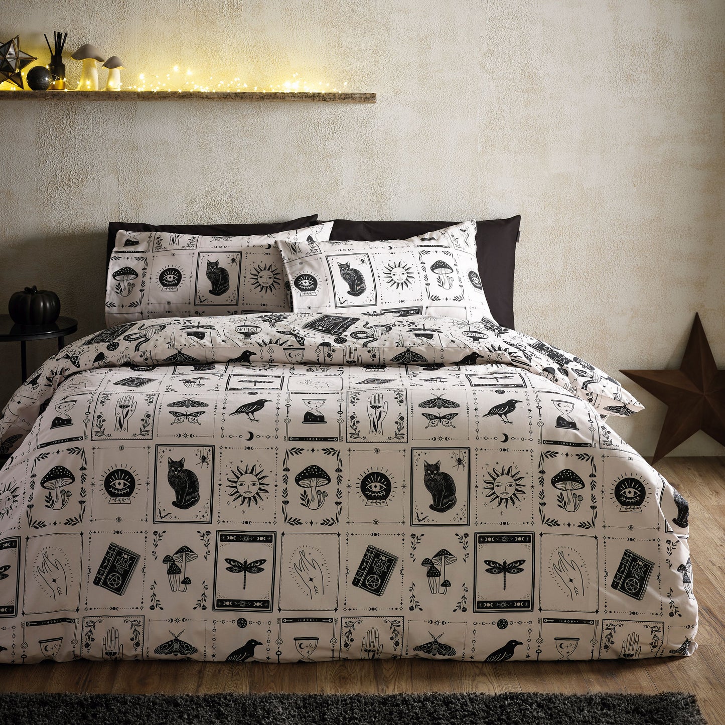 Catherine Lansfield Enchanted Witchcraft Duvet Cover Set