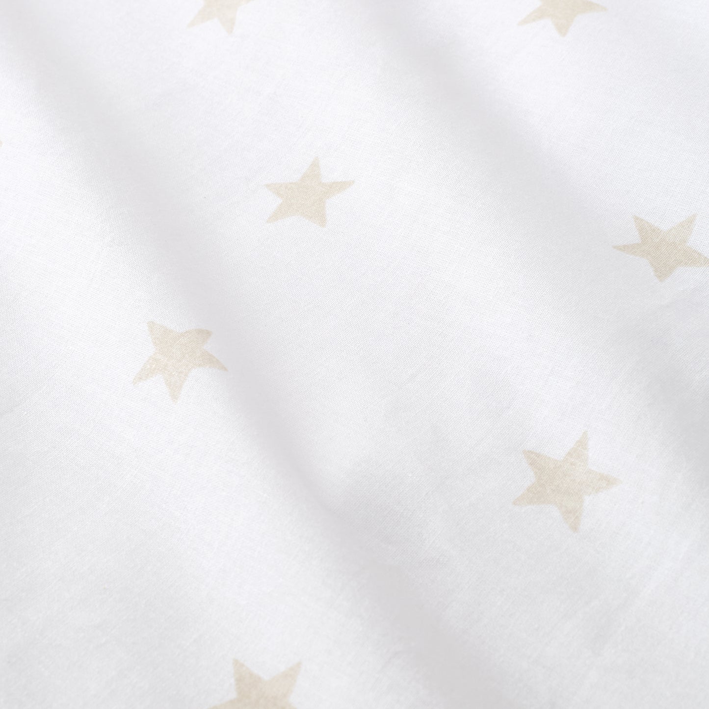 Bianca Mini Stars & Stripes Fitted Sheet - Natural
