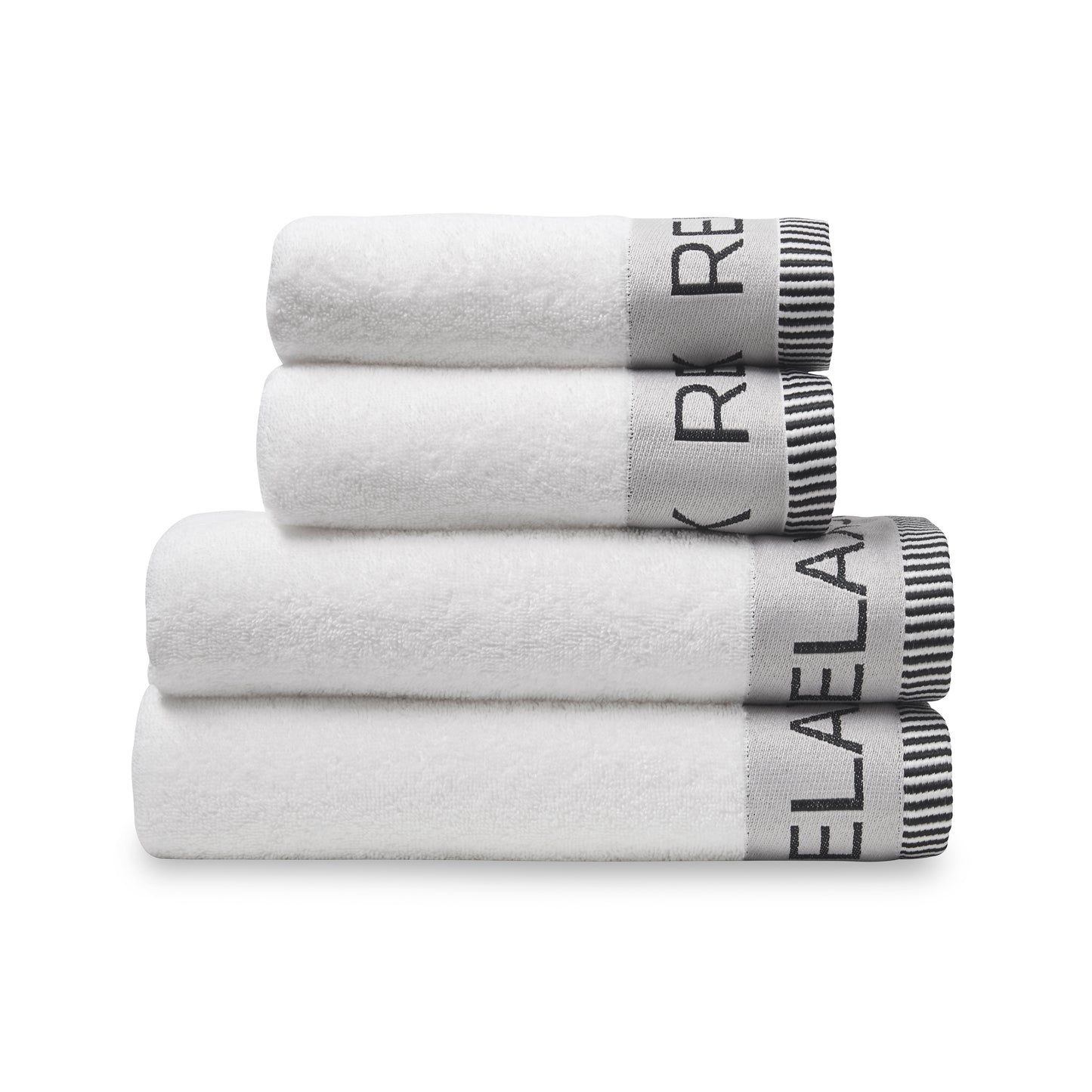 Catherine Lansfield Relax & Unwind Bath Towels - White