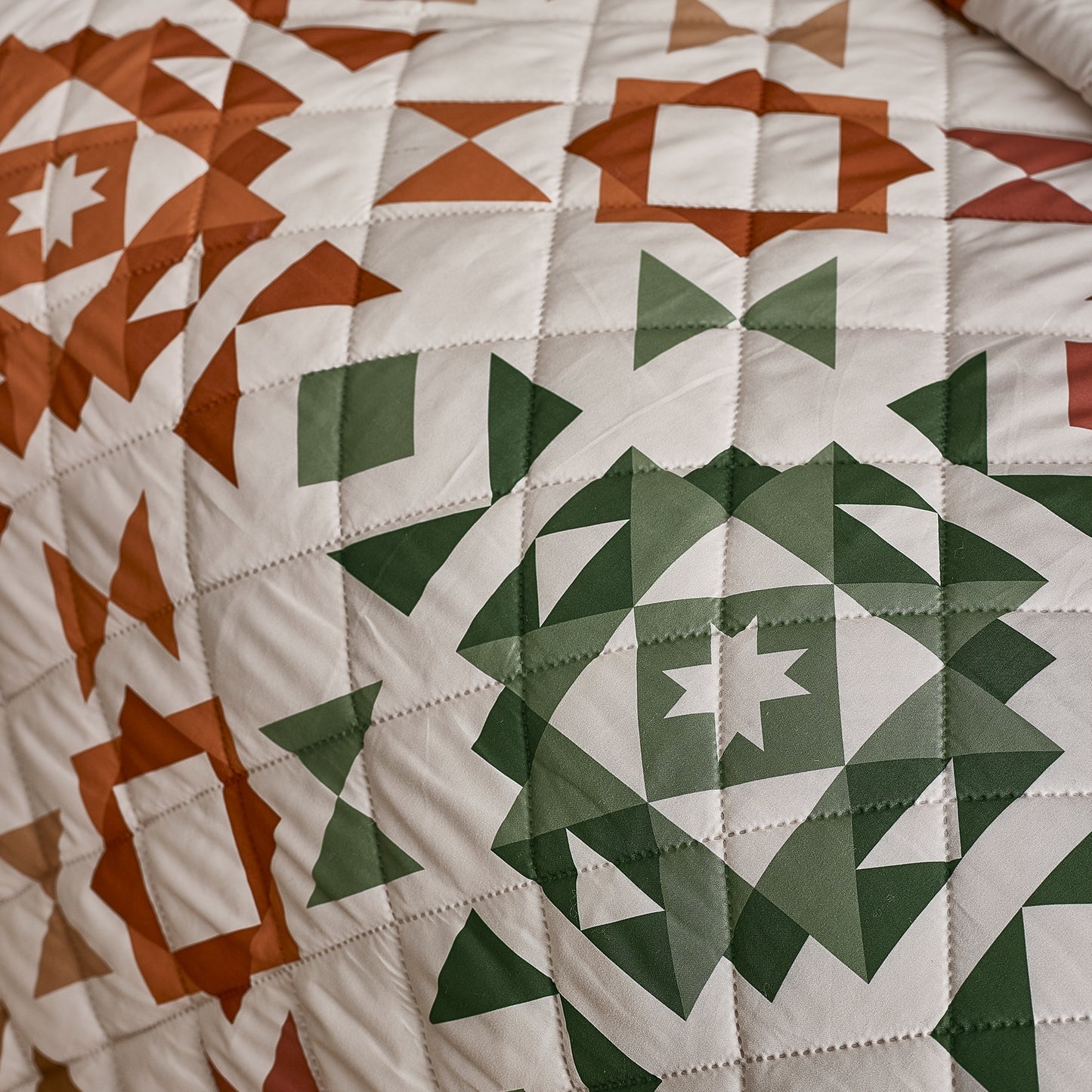Catherine Lansfield Autumn Patchwork Bedspread
